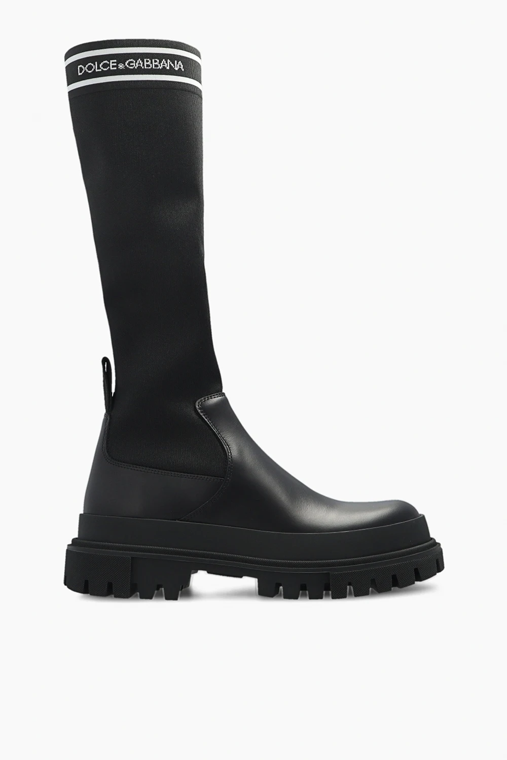 Ankle boots with sock