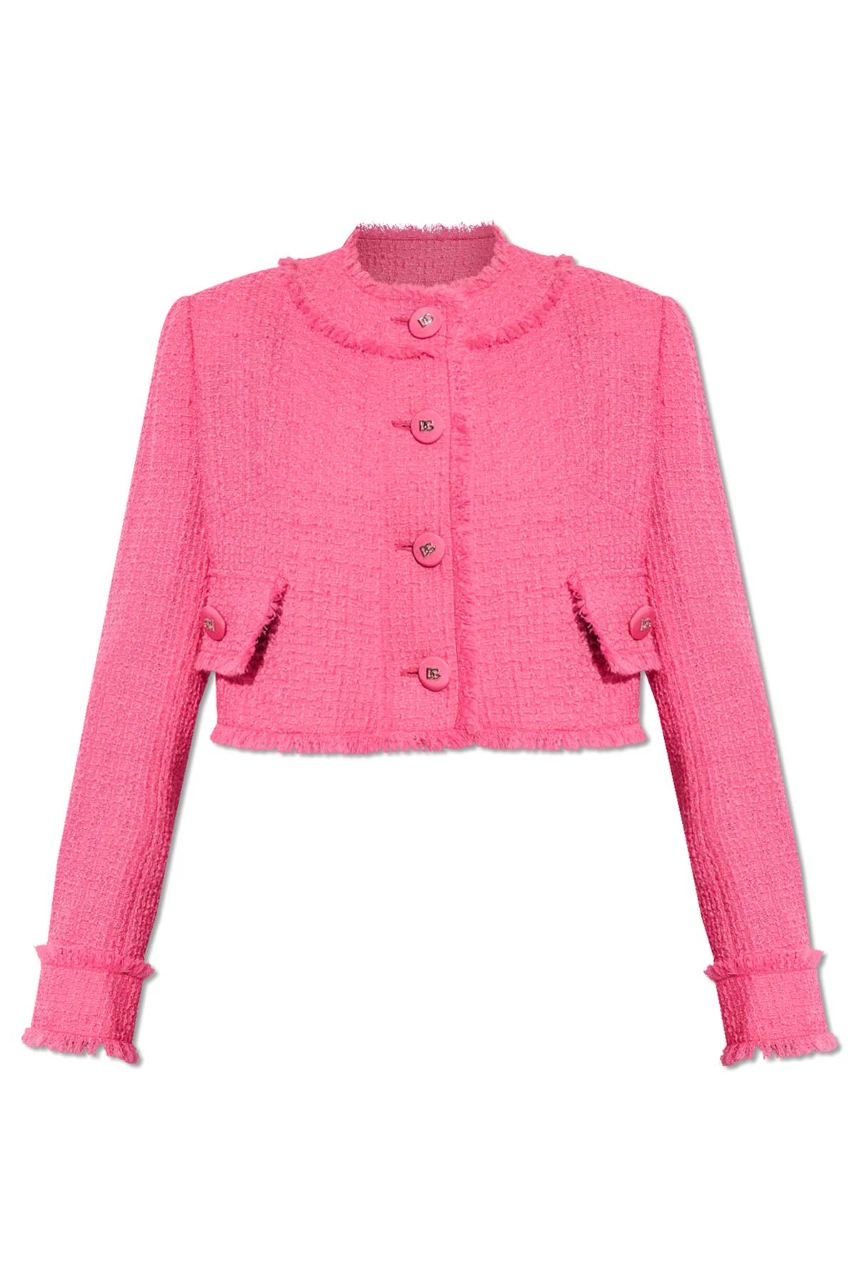 Cropped tweed jacket