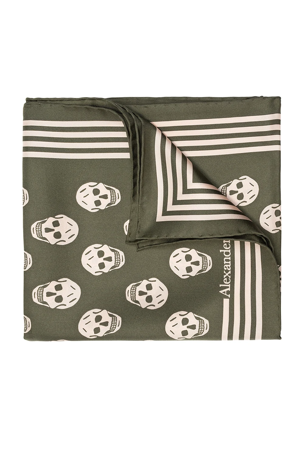Scull motif scarf