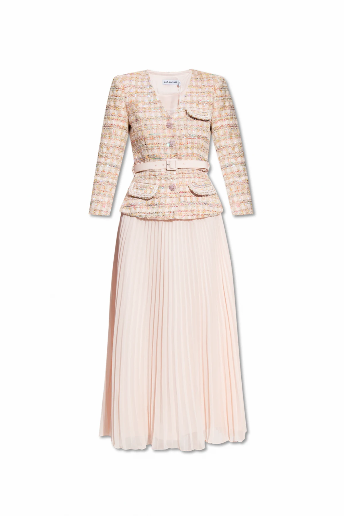 Blazer with detachable skirt