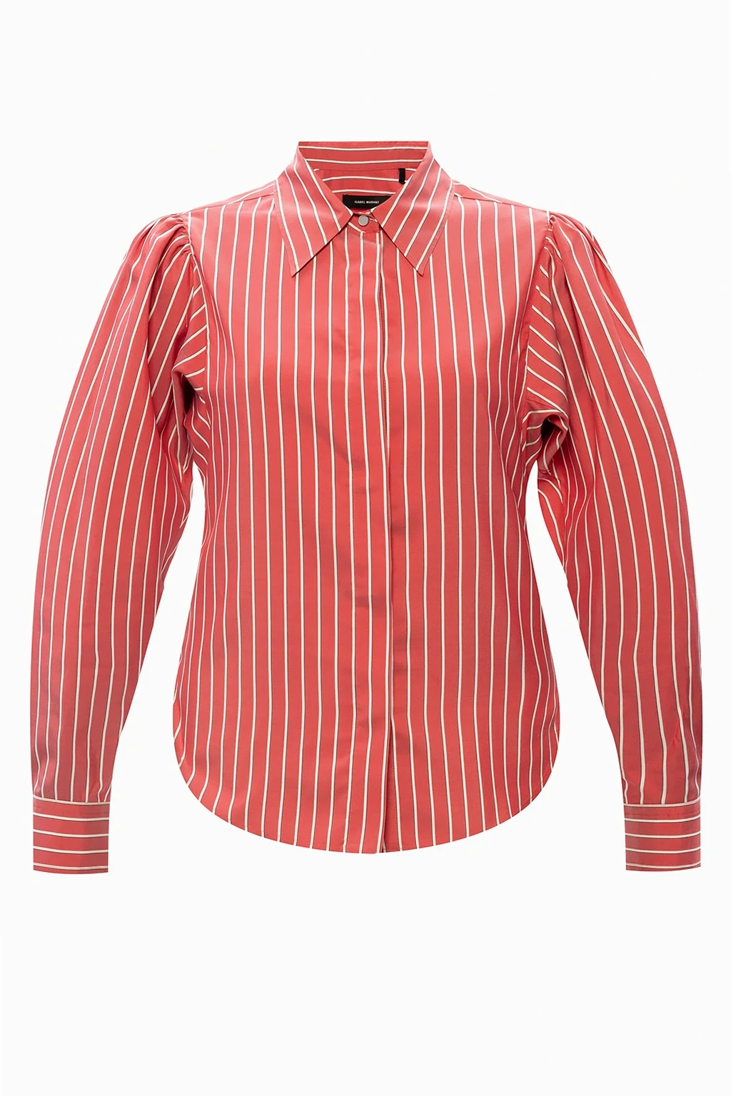 Striped silk shirt