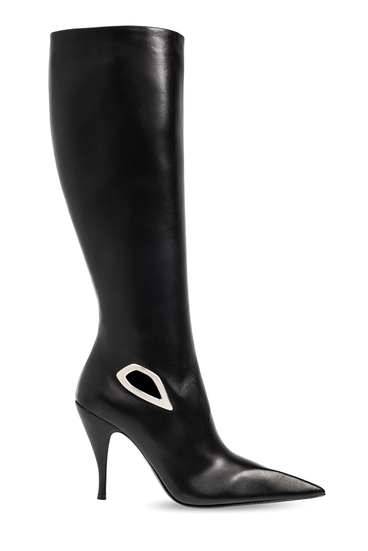 ‘Crescent’ heeled boots