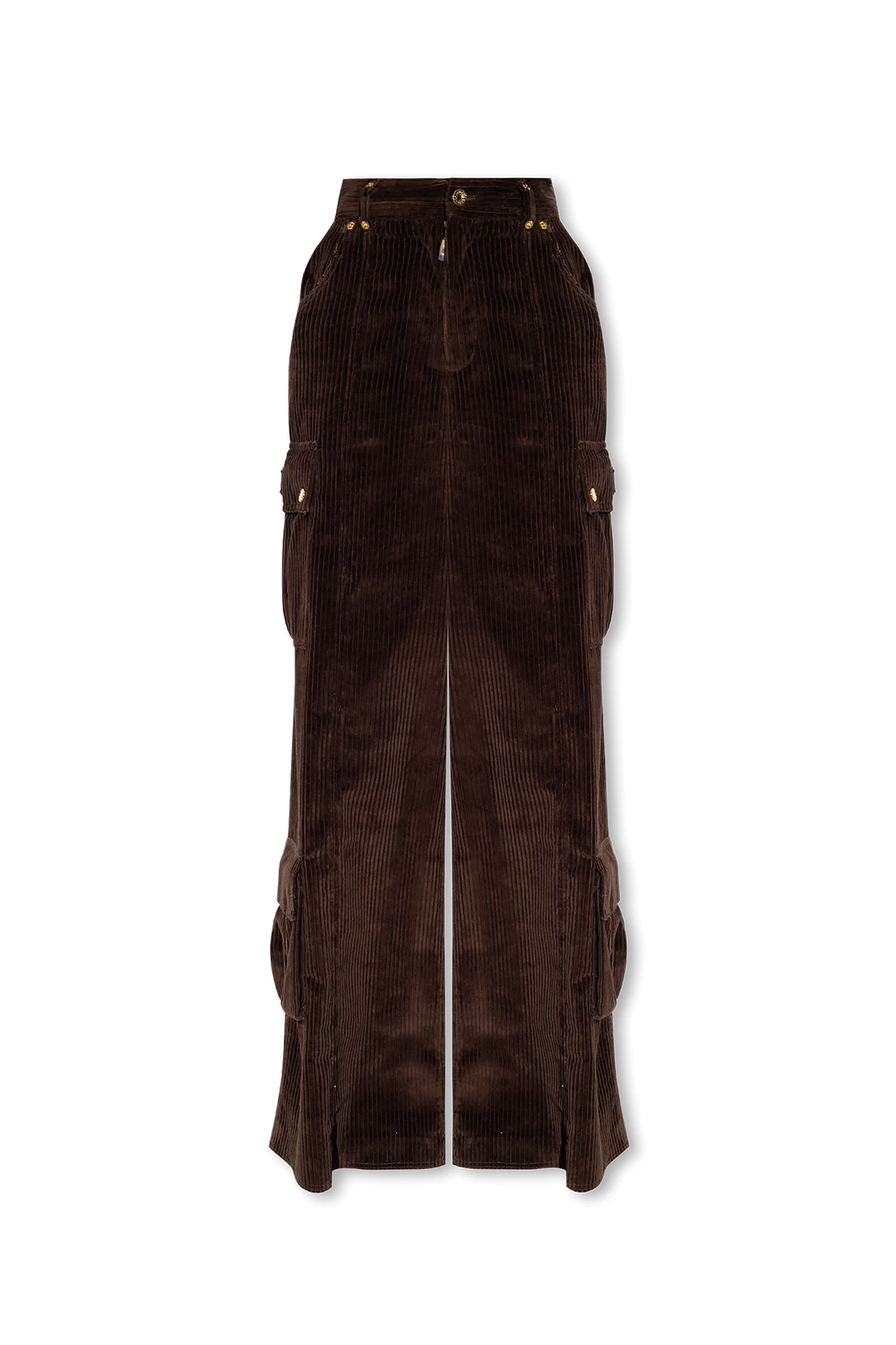 Corduroy cargo trousers