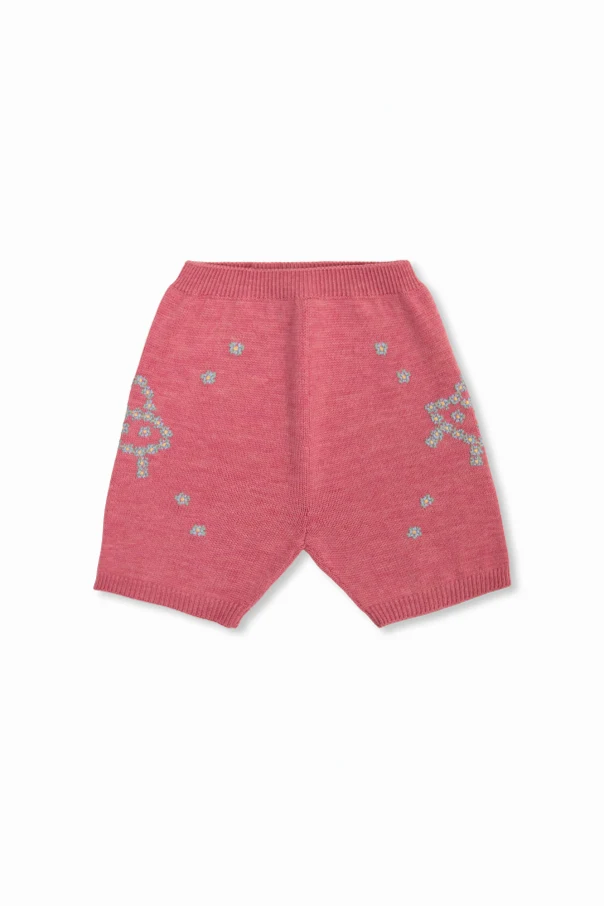 PINK Wool shorts