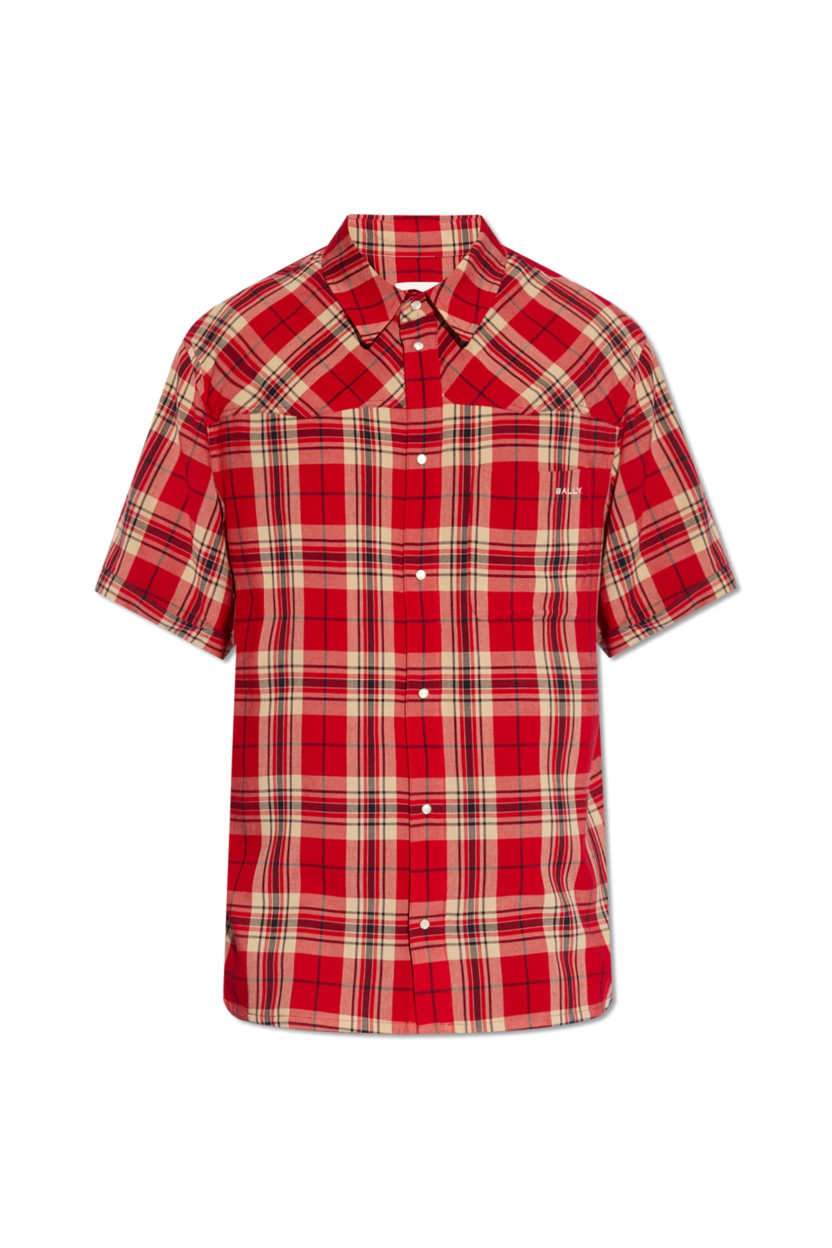 Koszula ze wzorem w kratę