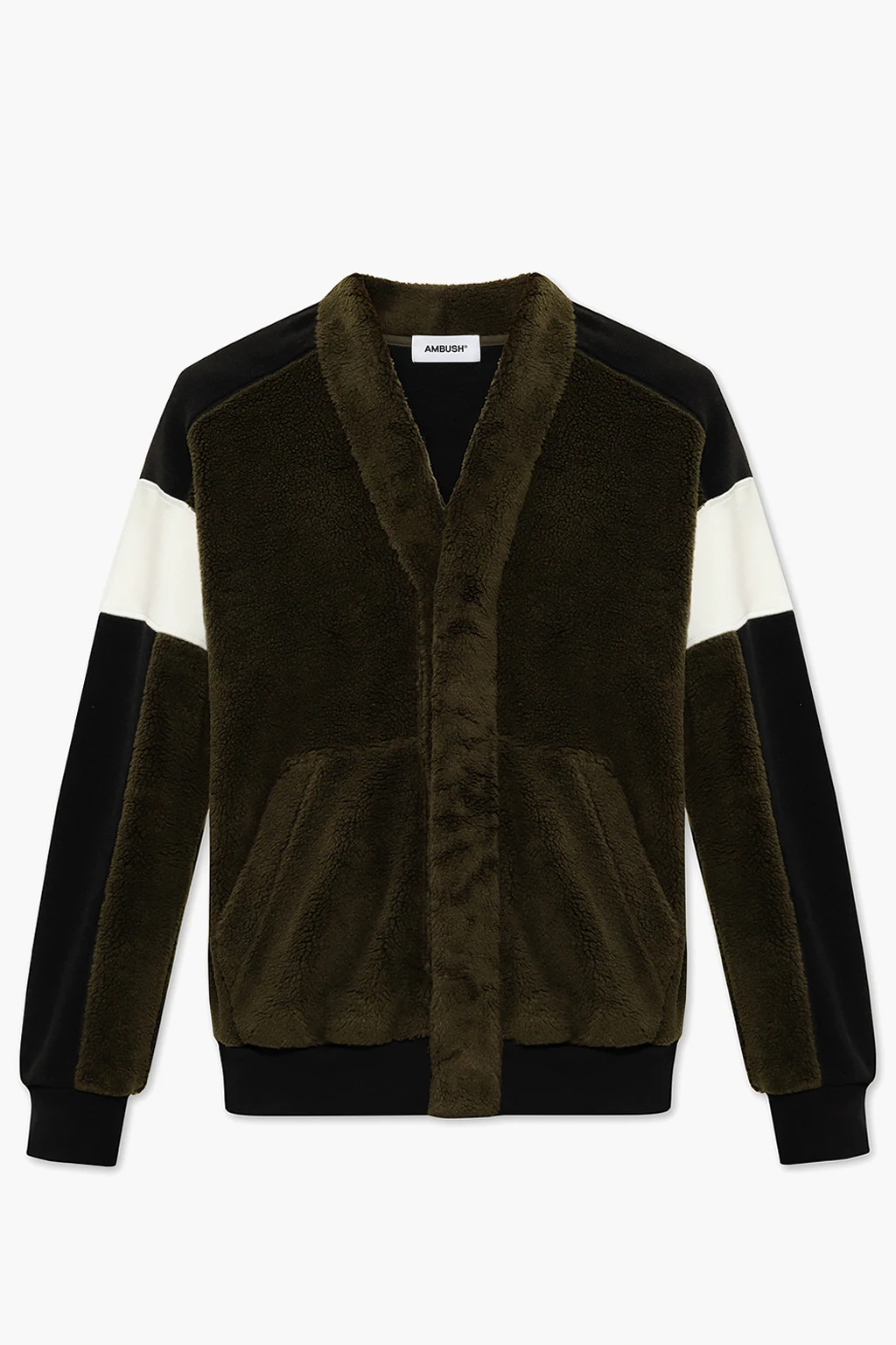 Fleece sweatshirt with pockets