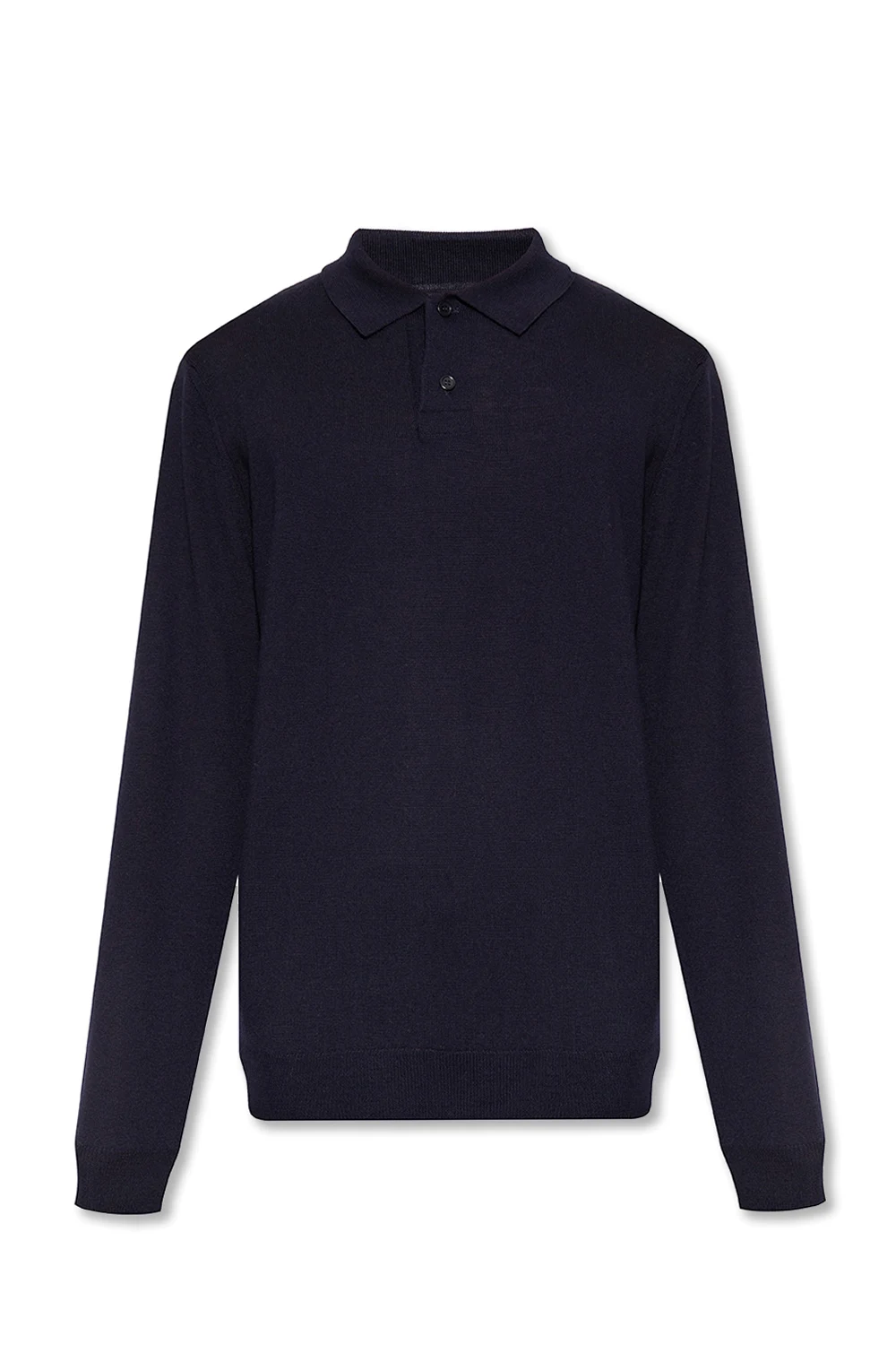 Polo shirt with long sleeves