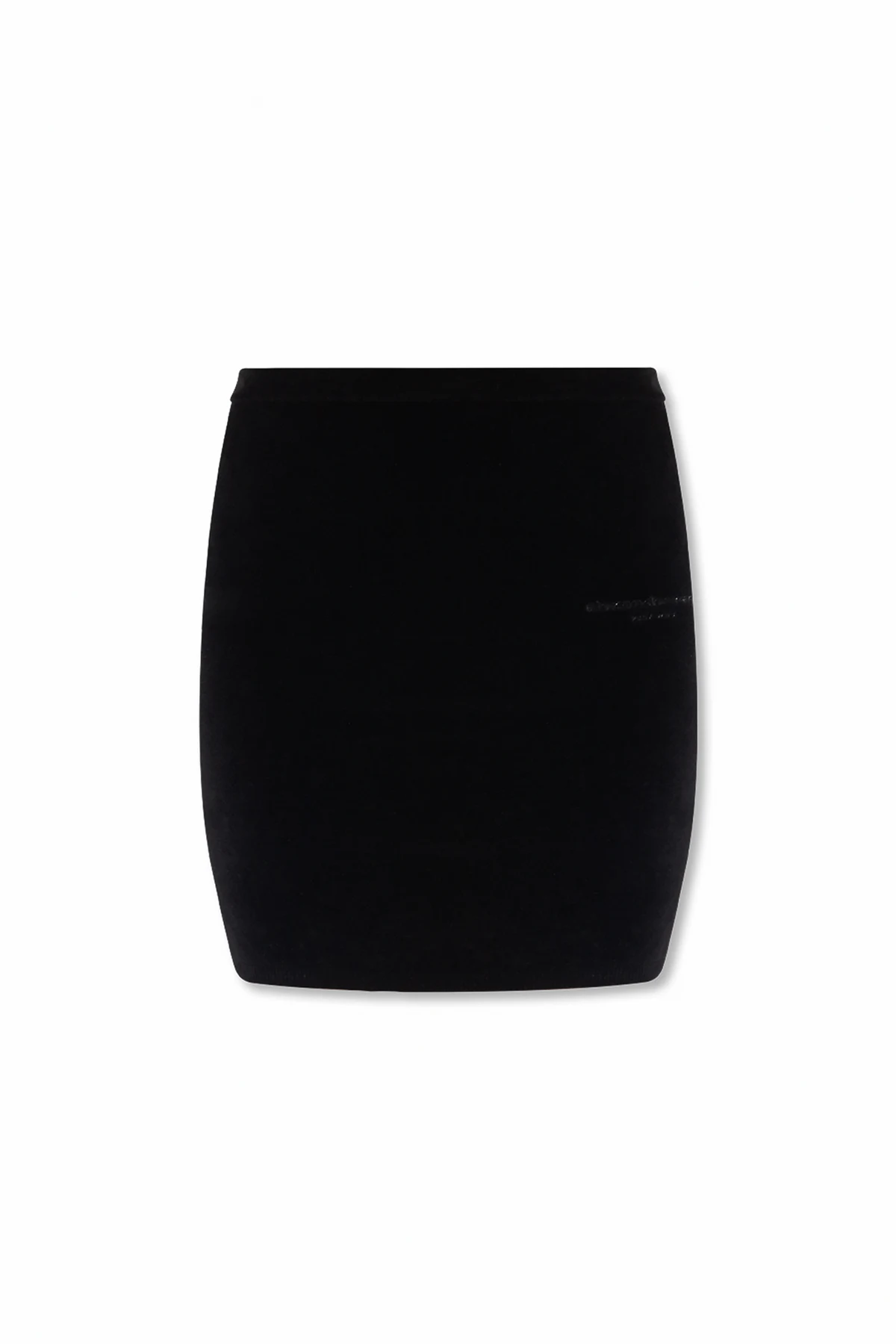 Mini skirt with logo