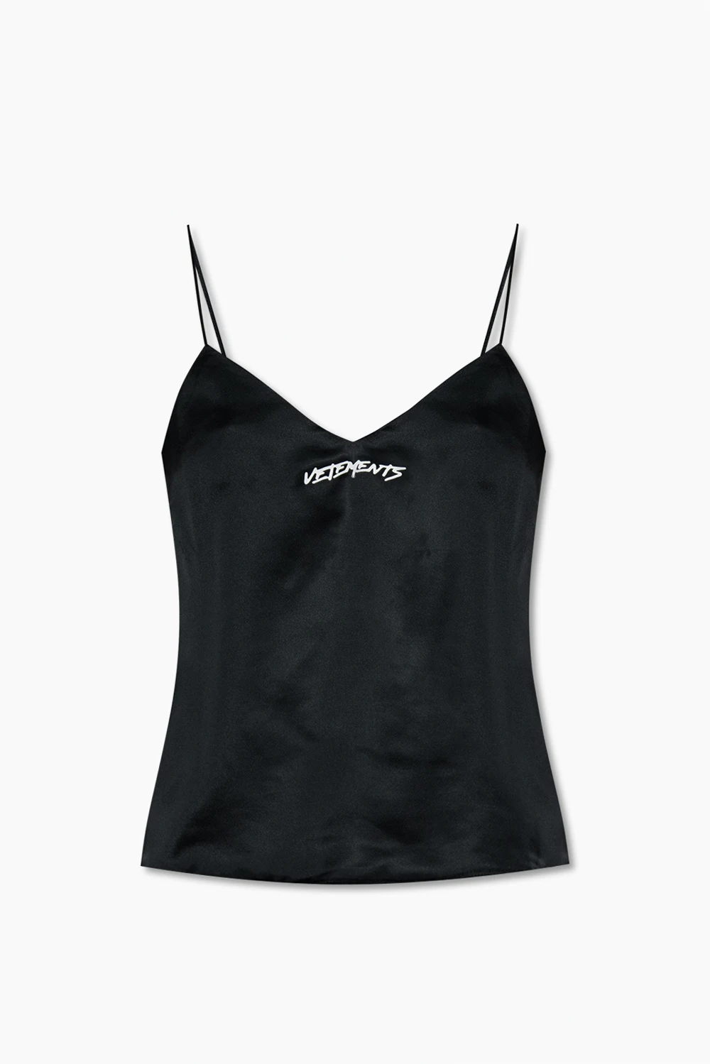 Top na ramiączkach z logo