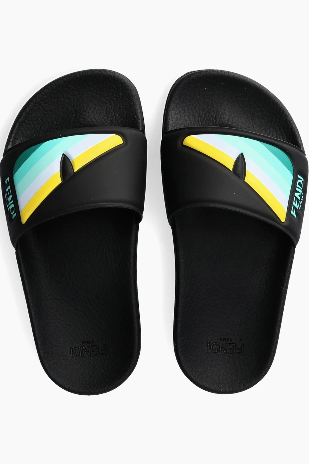 Rubber slides with logo