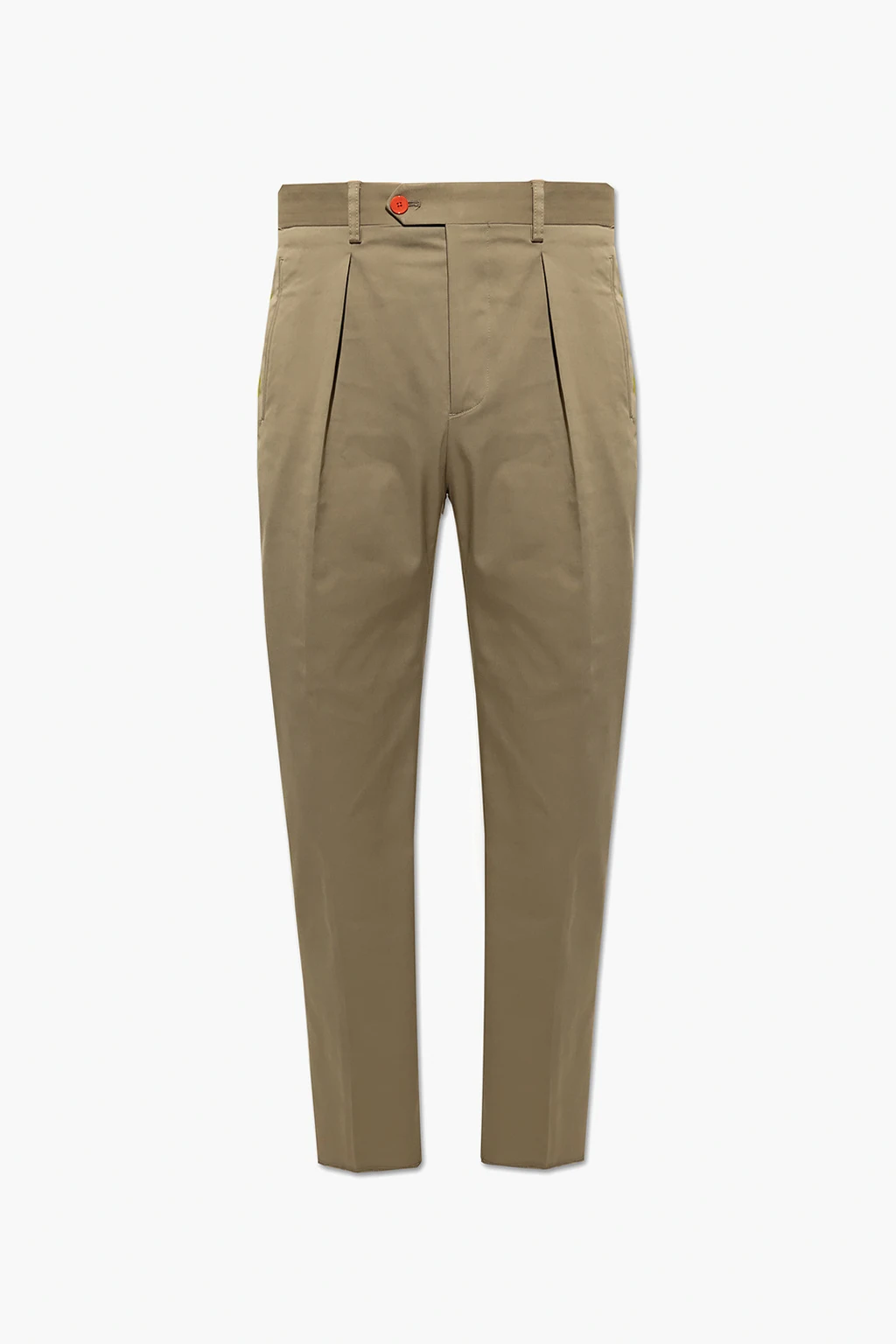 Spodnie w kant z lampasami