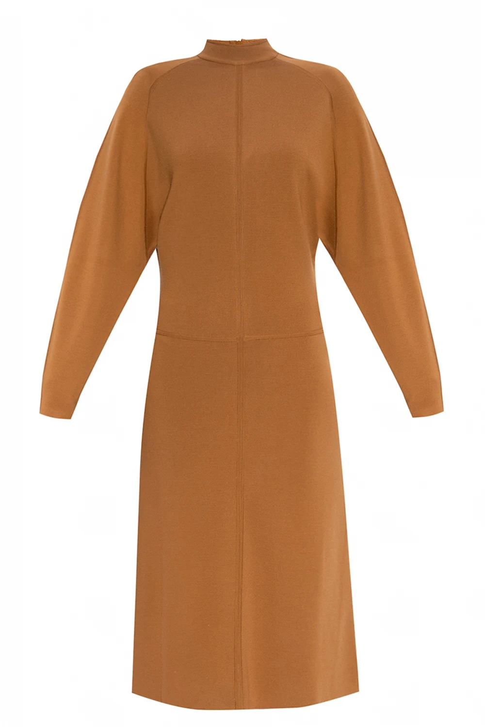 Dress with high collar