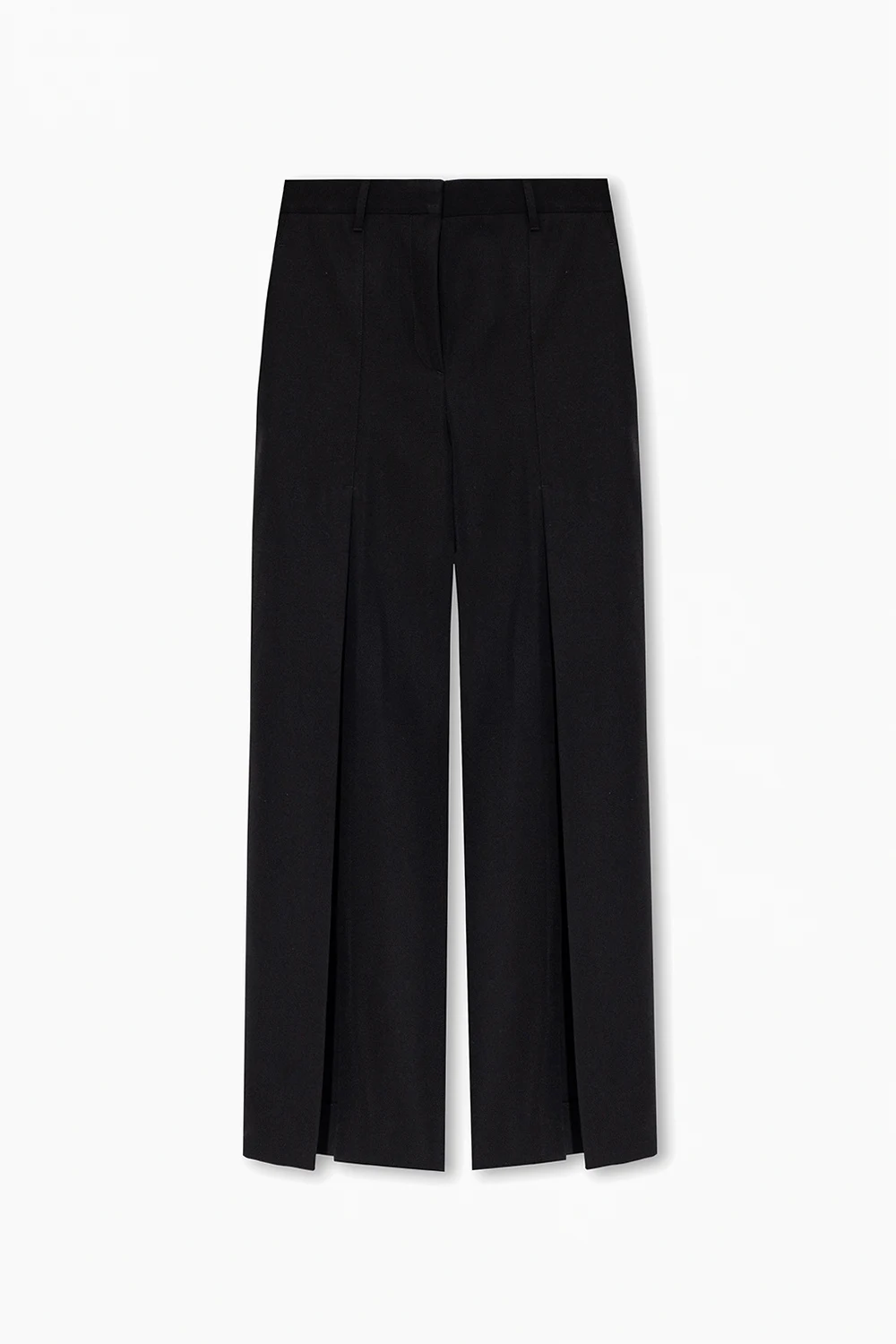 Trousers with front splits