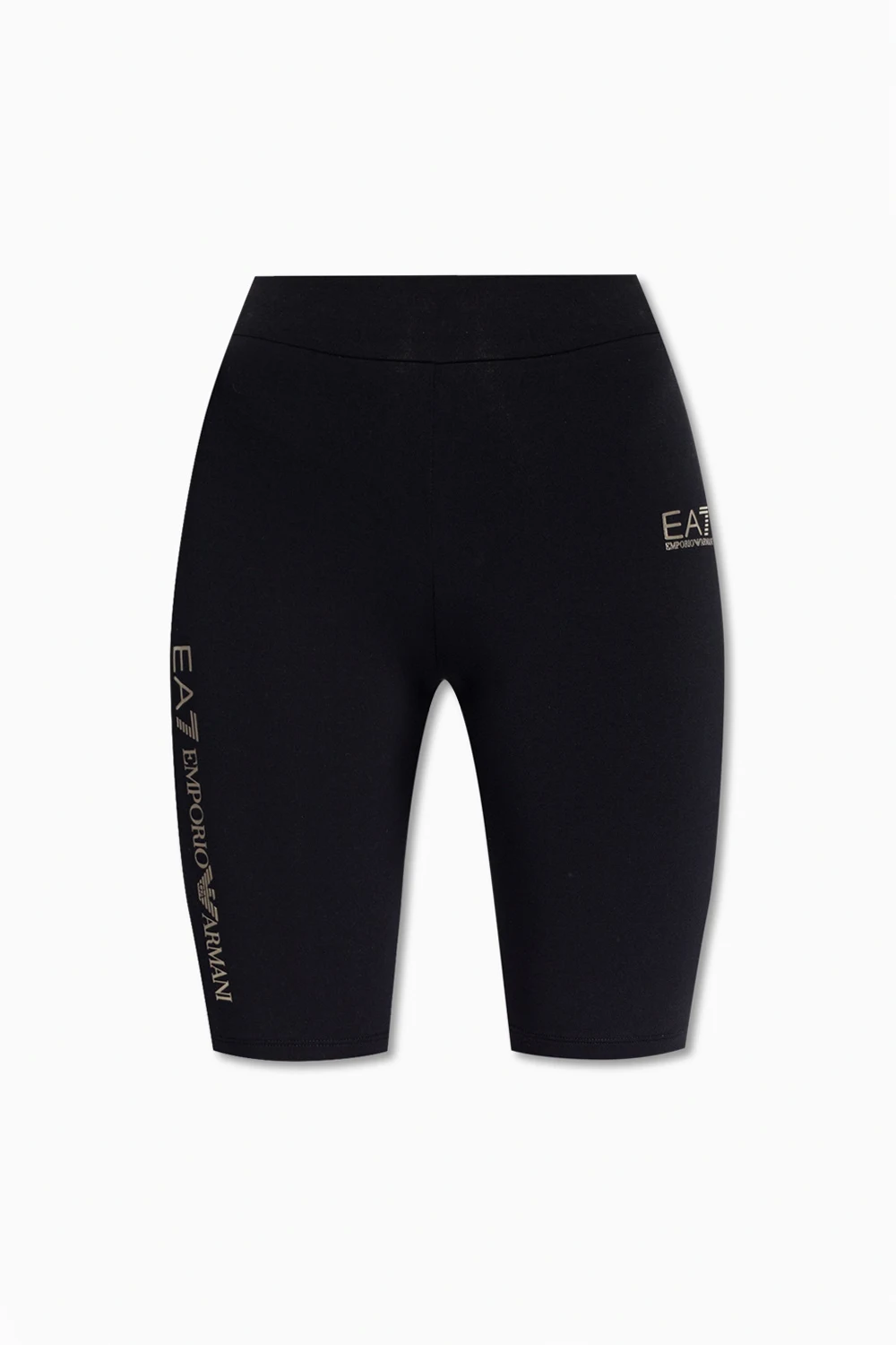 Cropped leggings with logo