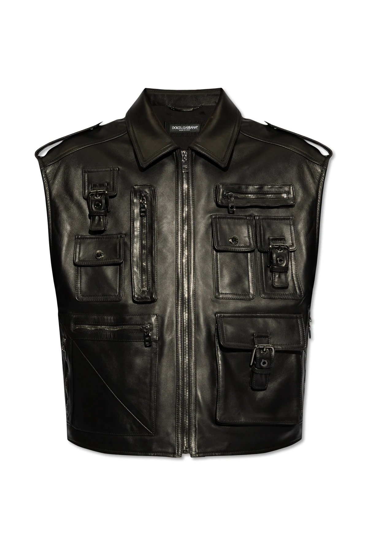 Leather vest