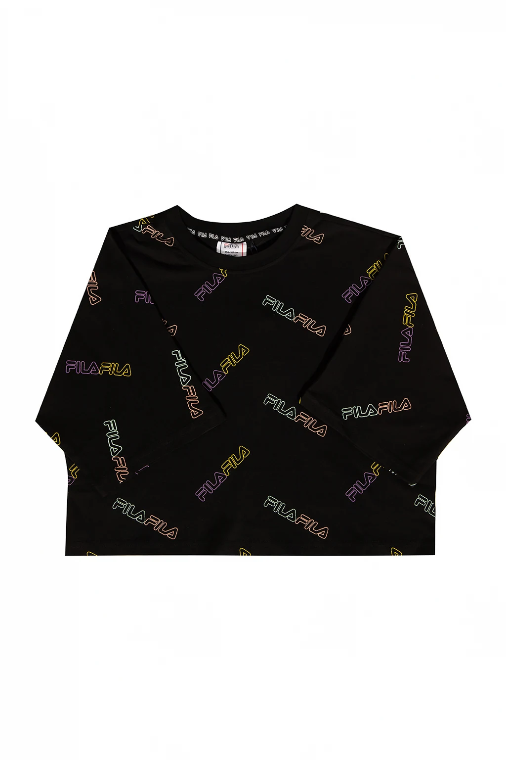 Cropped T-shirt with logo