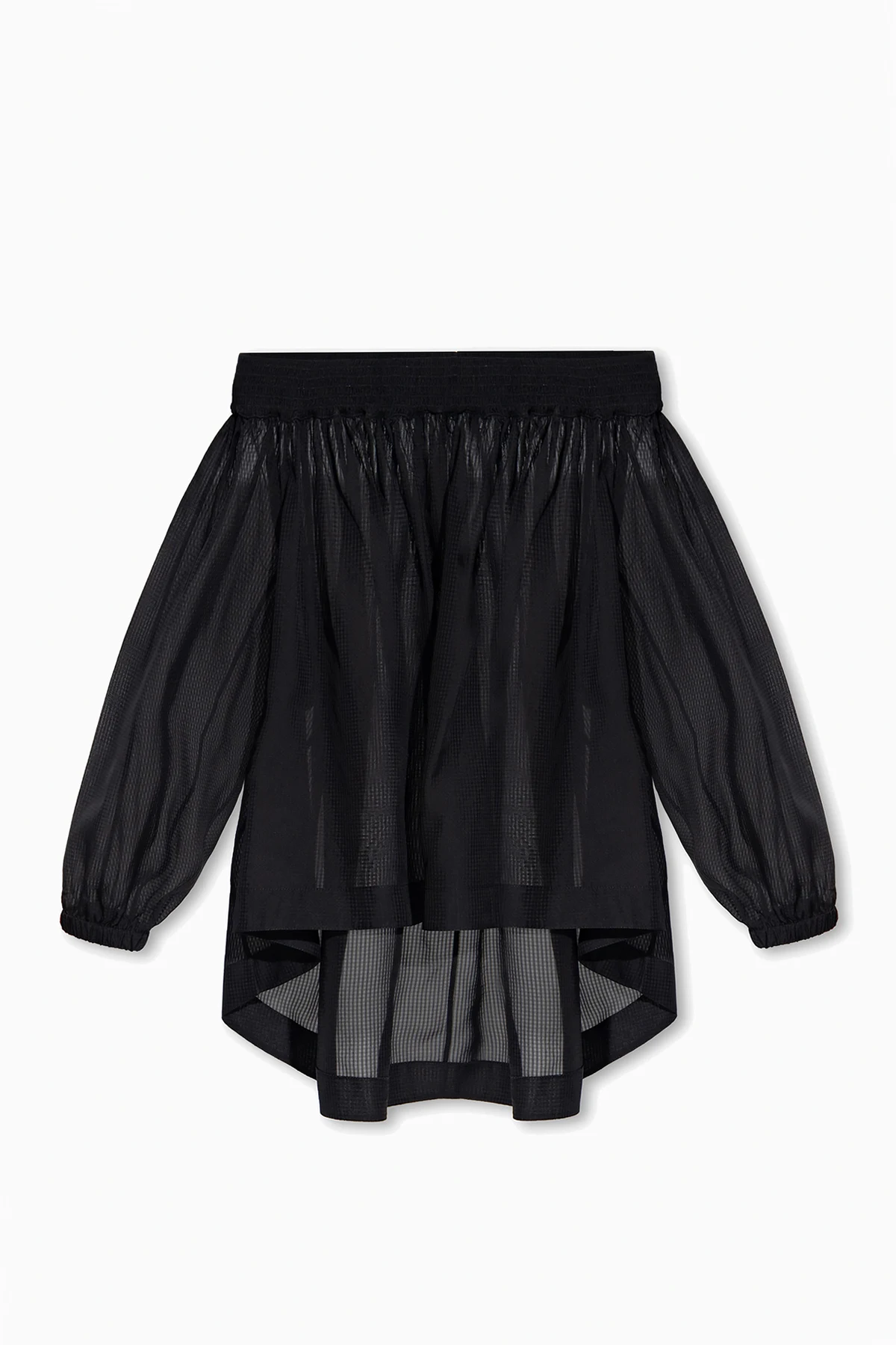 Top with puff sleeves