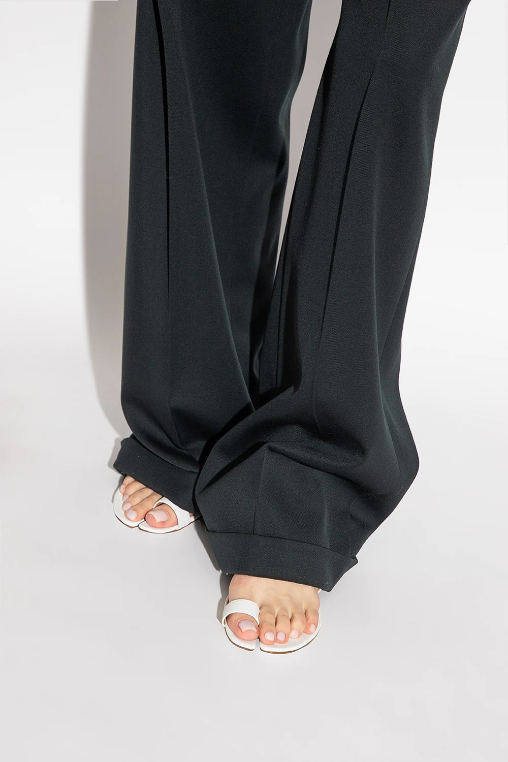 Leather mules