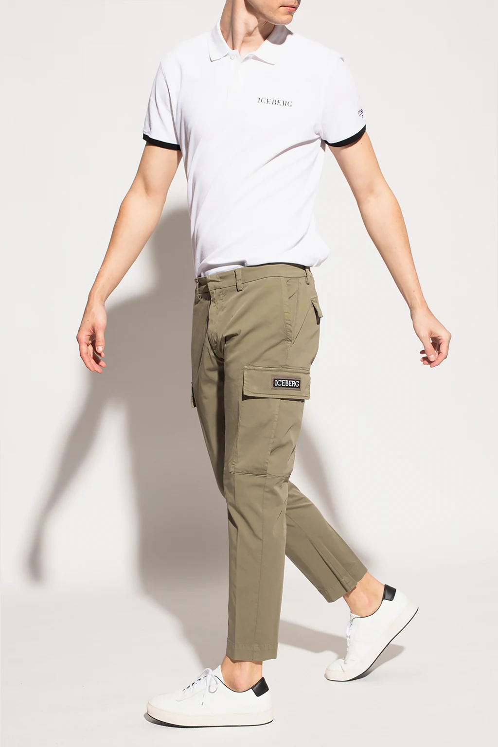 Logo-printed polo shirt