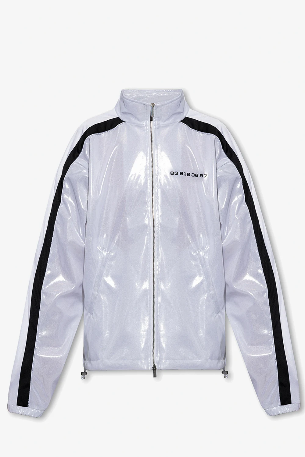 Sweatshirt with standing collar