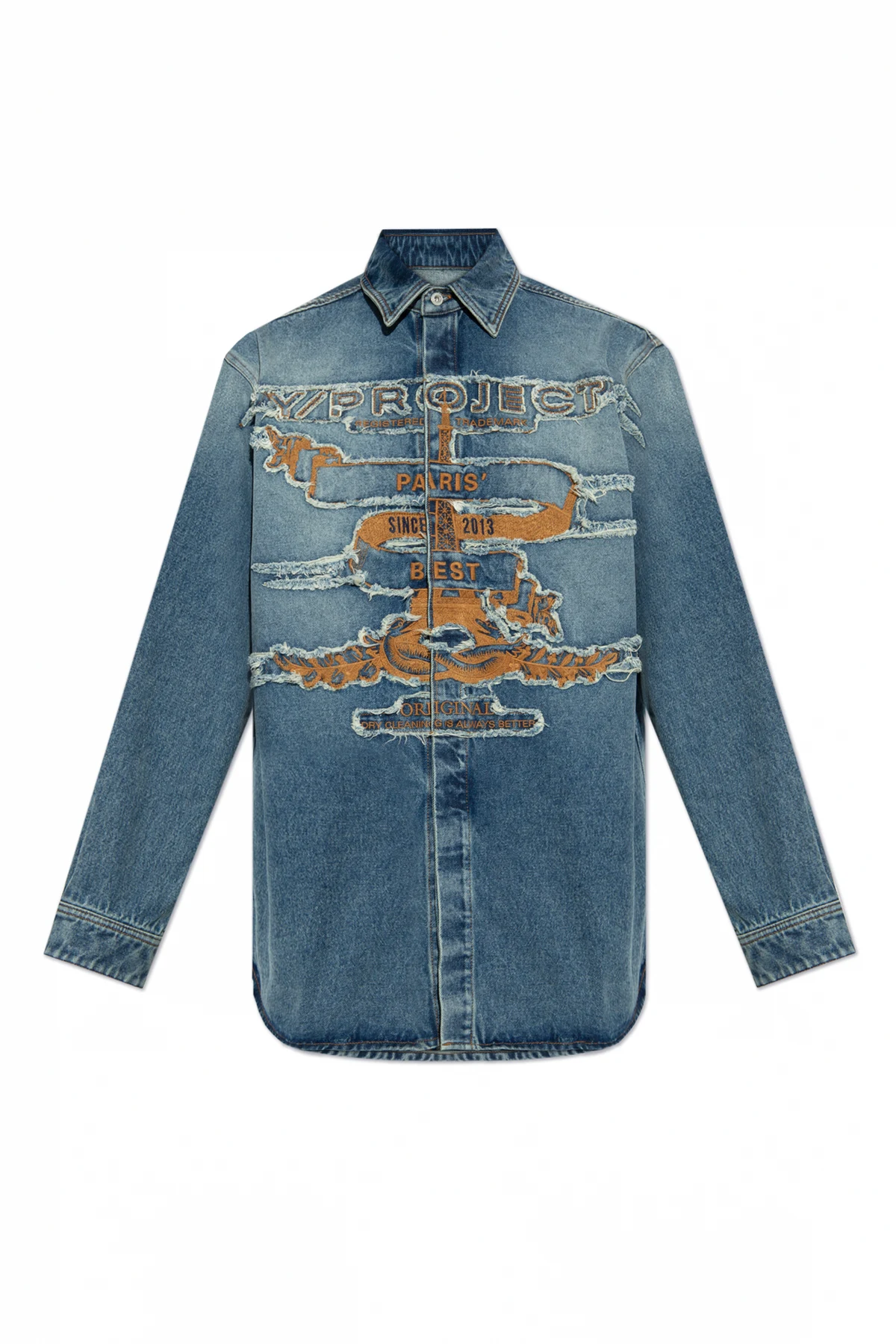 Jeanshemd mit Logo