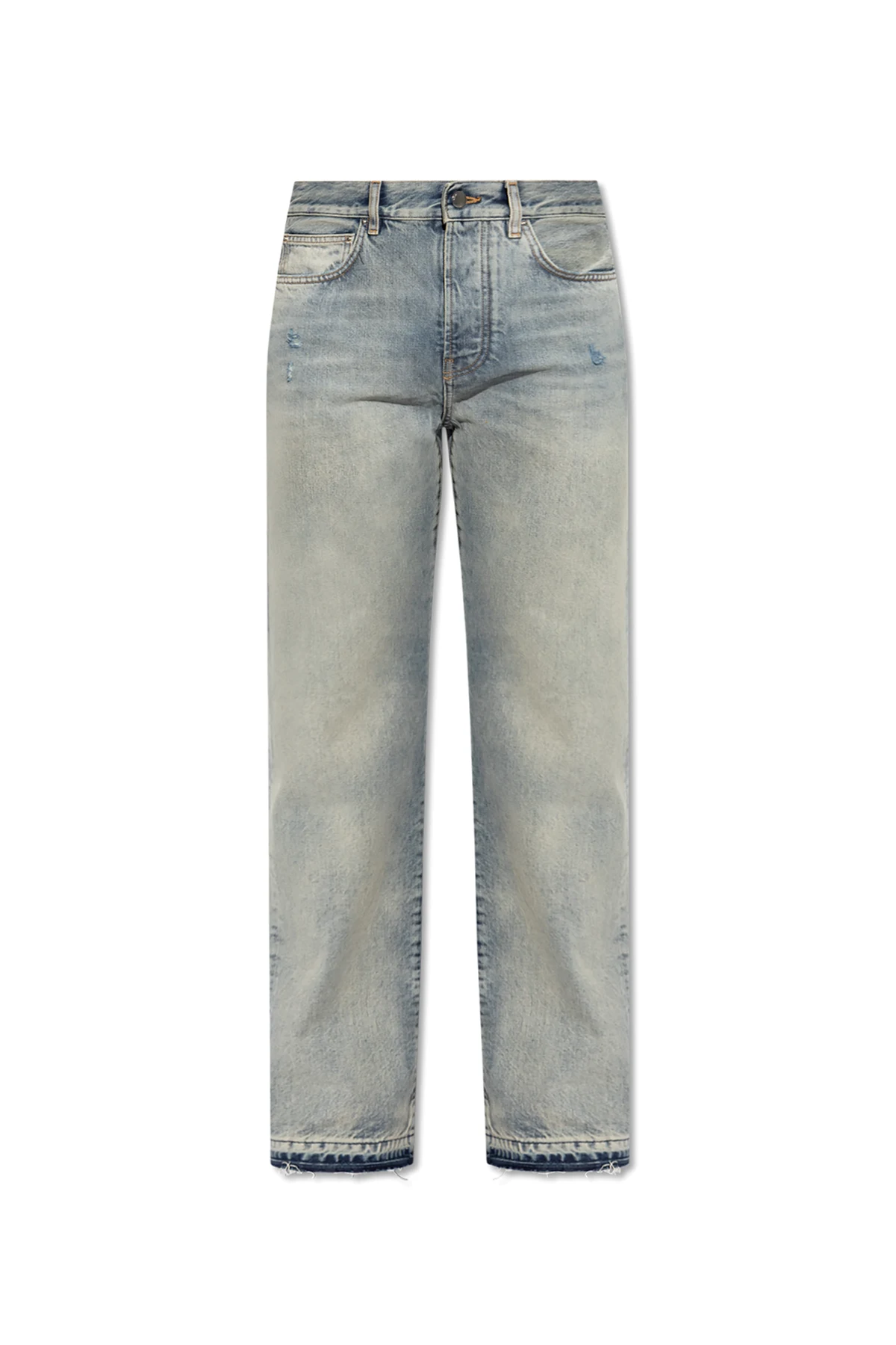 Jeansy z efektem `vintage`