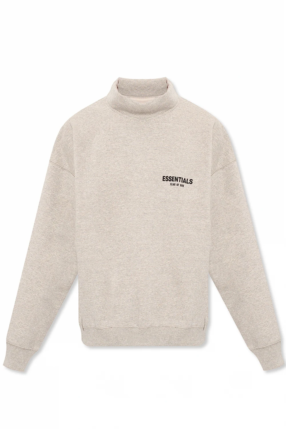 Sweatshirt with standing collar