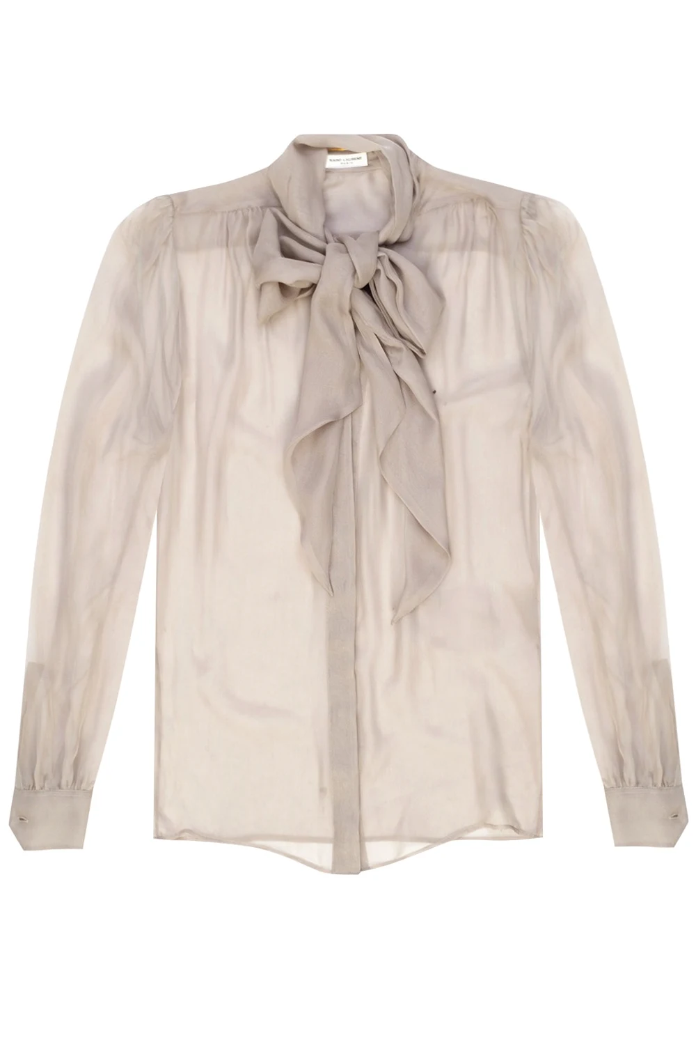 Tie neck shirt