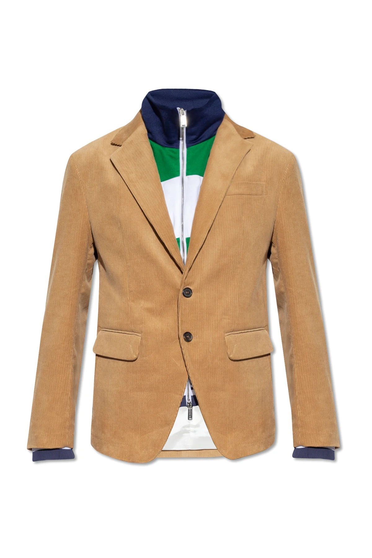 Blazer with sweatshirt