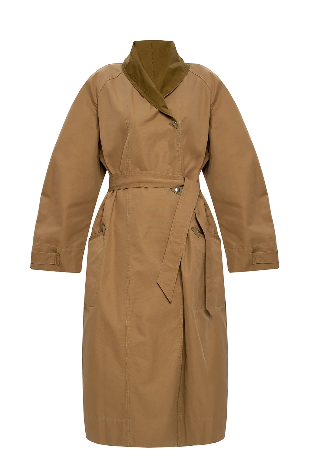 Płaszcz z rozcięciem