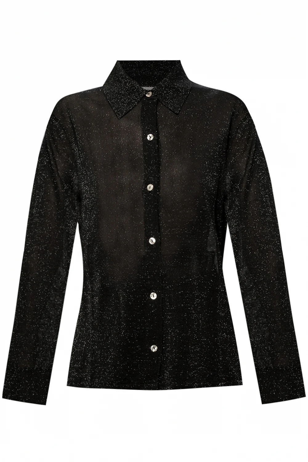 Lurex trim shirt