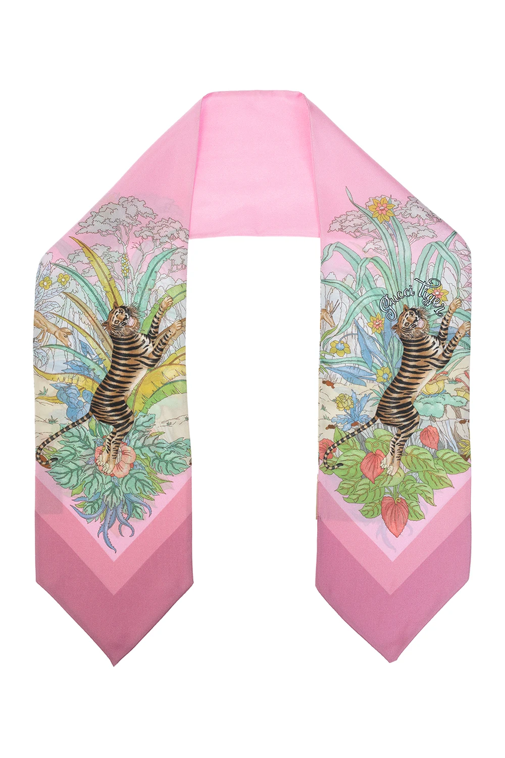 Patterned neckerchief from the ‘Gucci Tiger’ collection