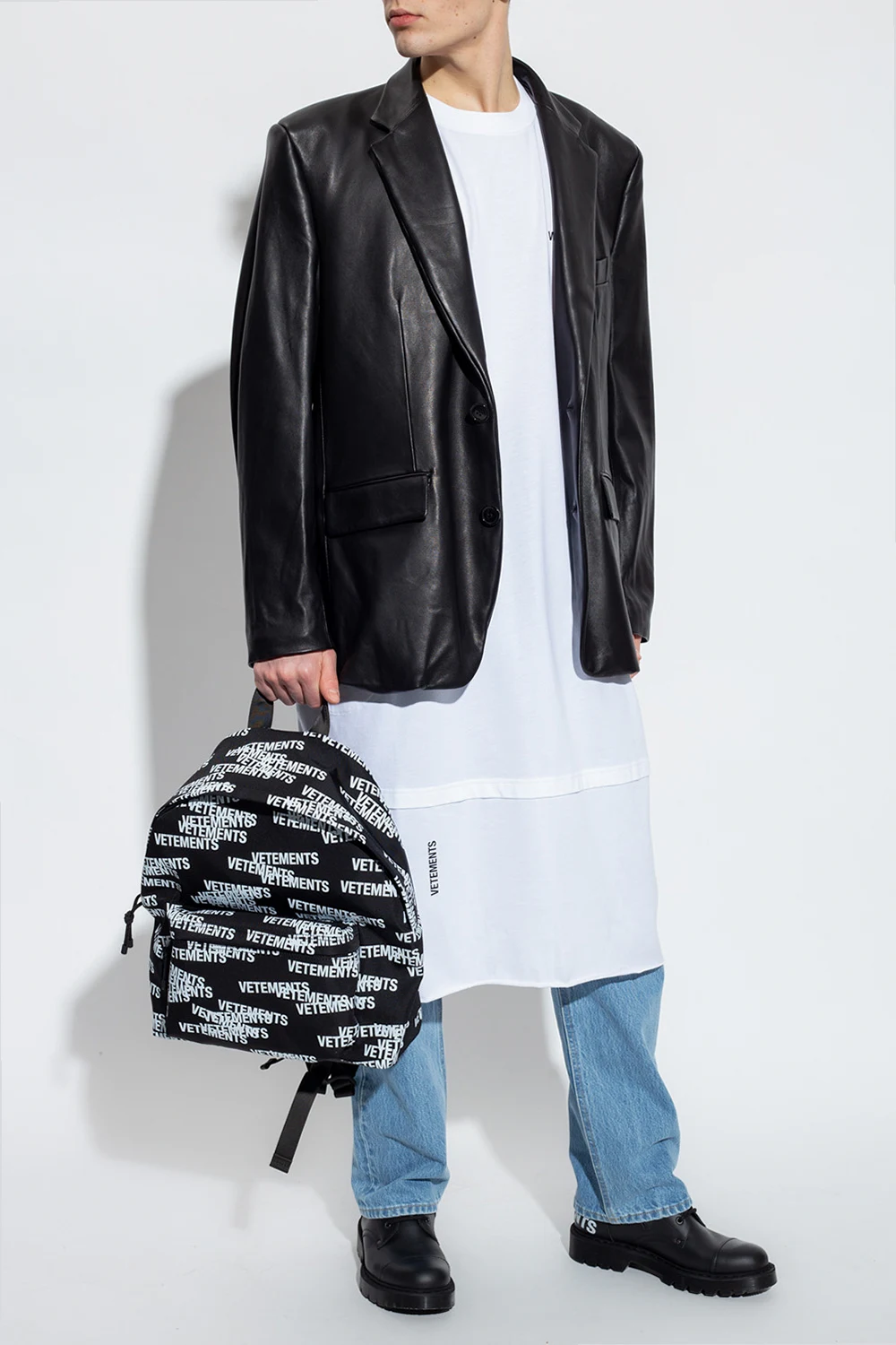 Long T-shirt with logo