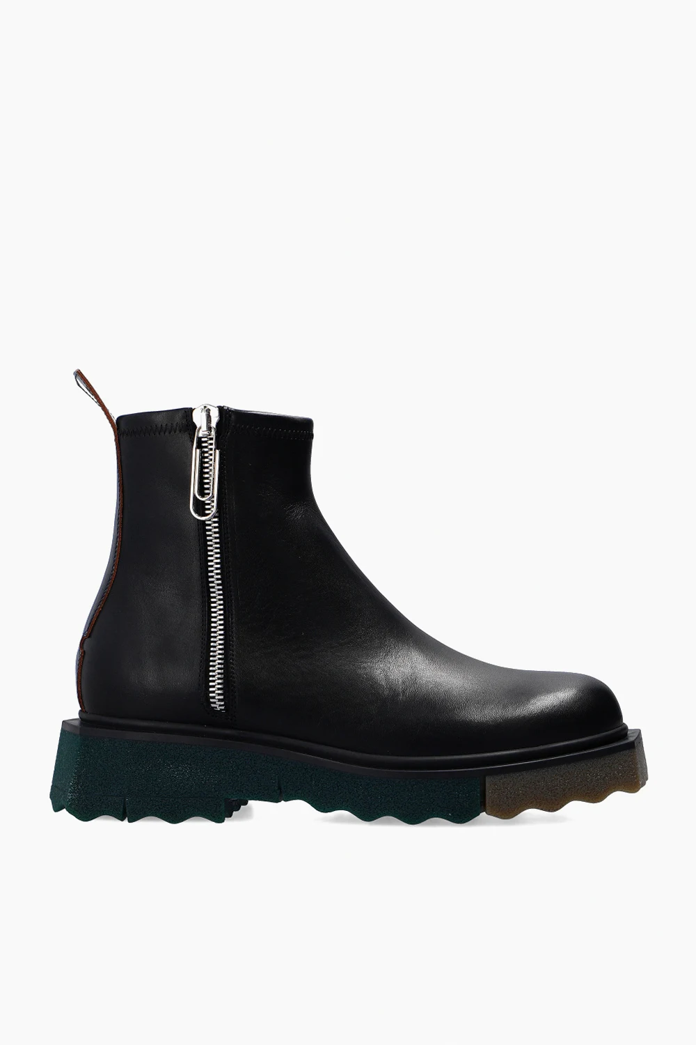 Leather boots