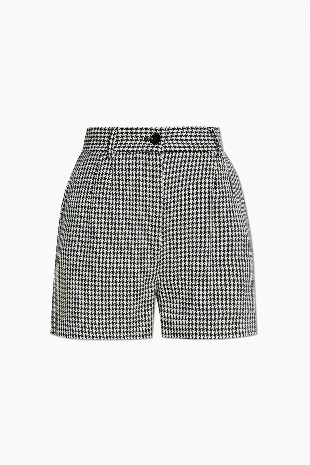Shorts mit Hahnentrittmuster