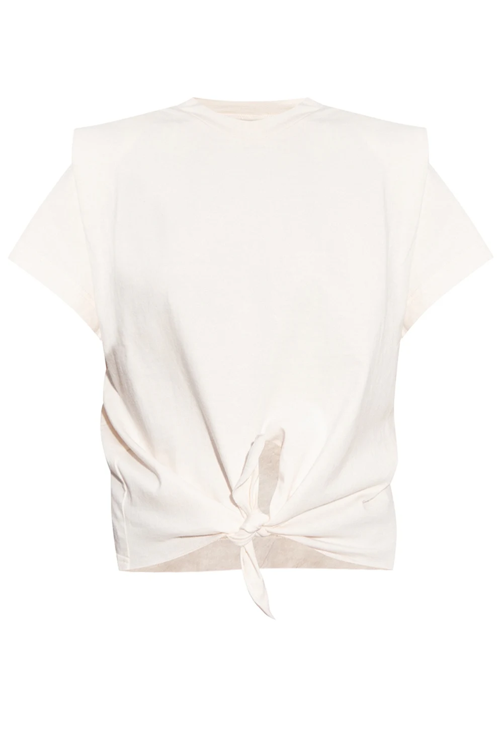 Tie-hem T-shirt