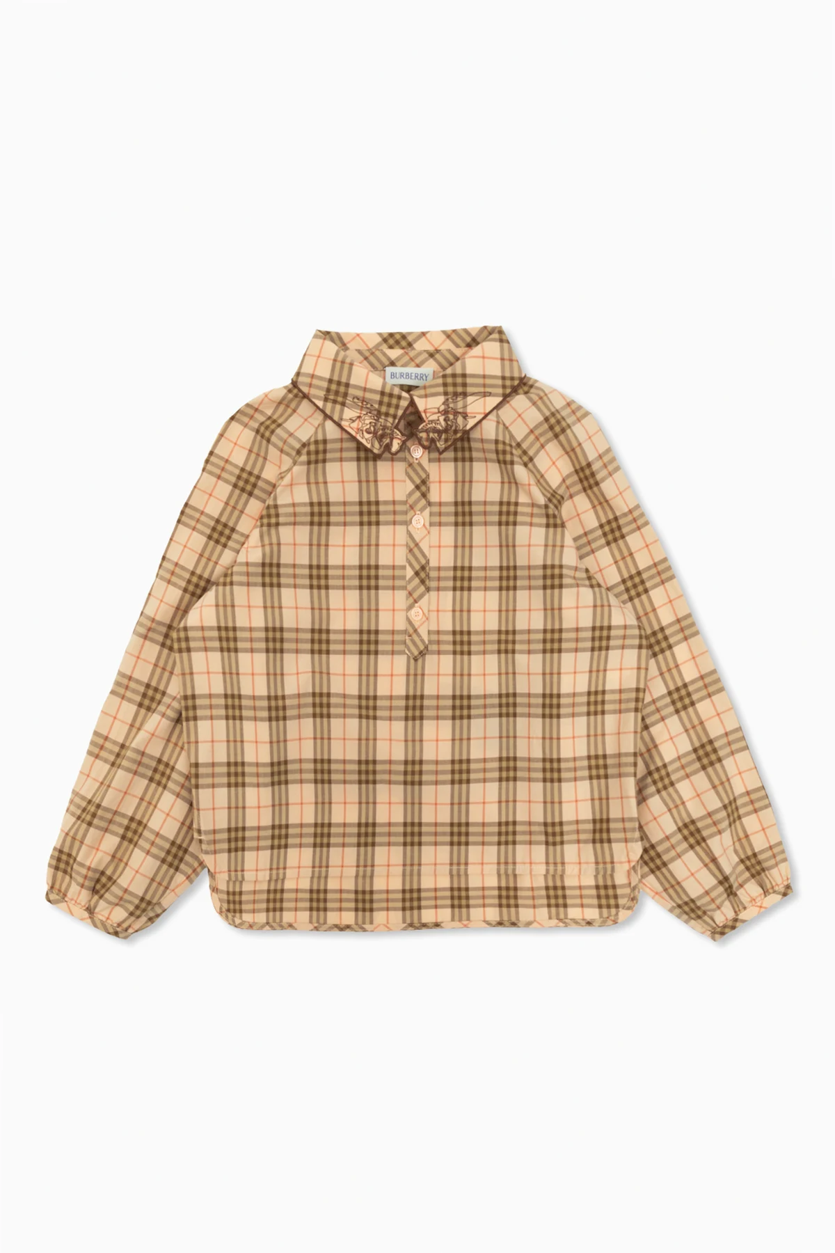 PINK Shirt with check pattern