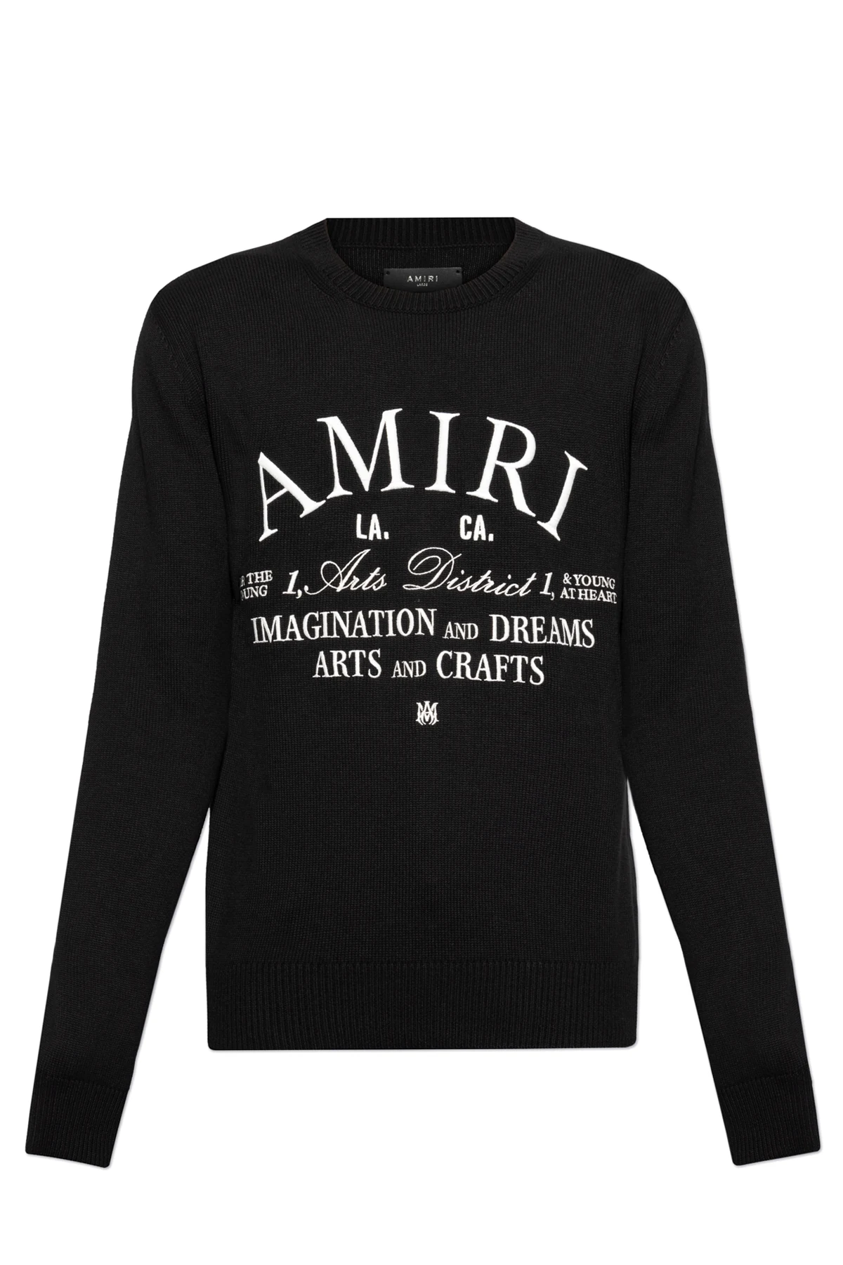 Bawełniany sweter z wyszytym logo