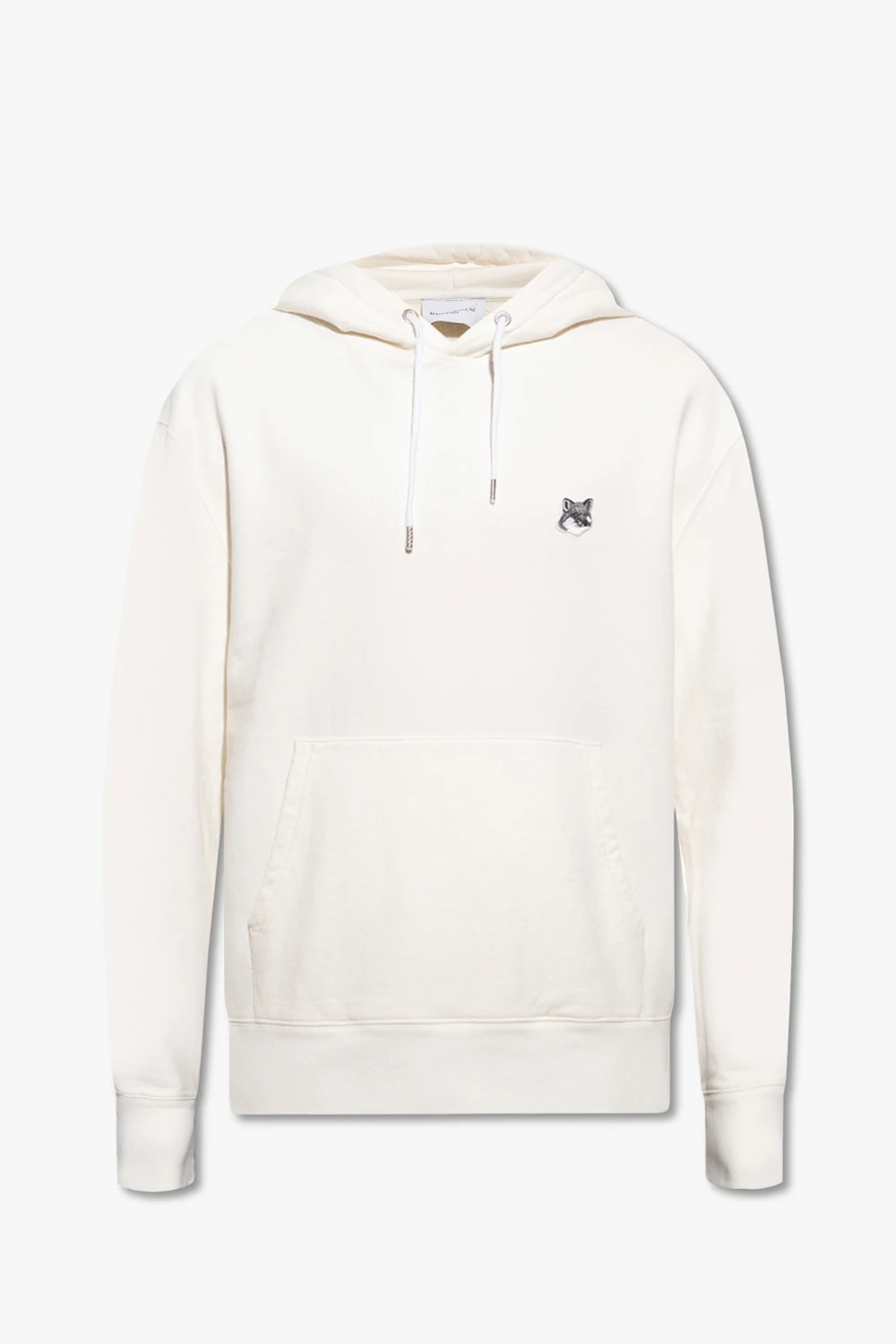 Hoodie with logo patch