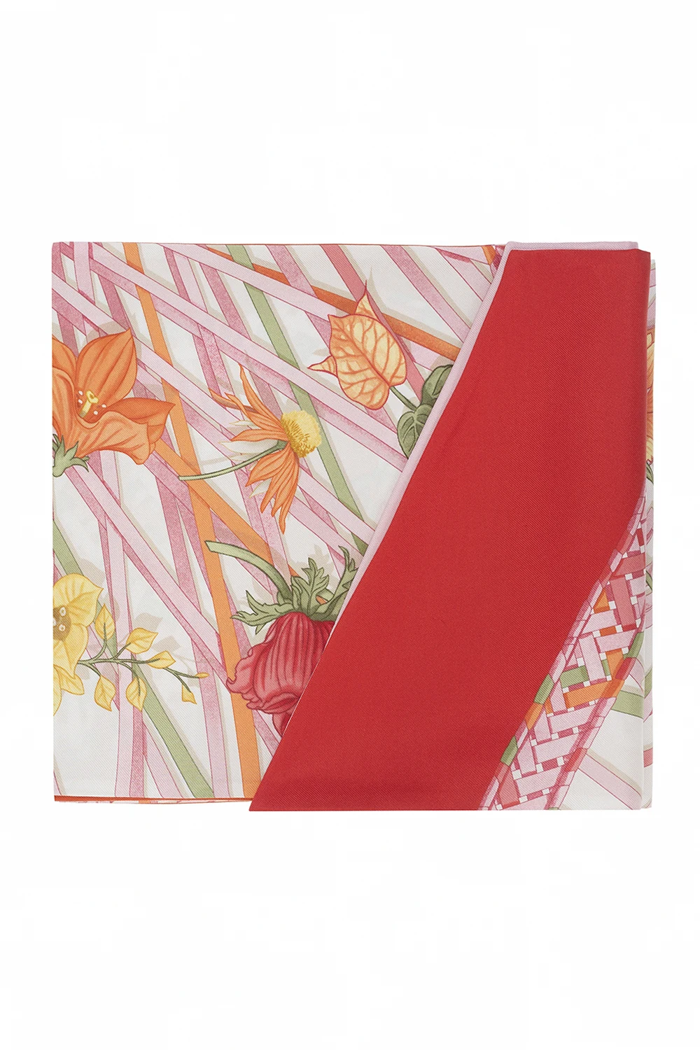 Floral-printed scarf