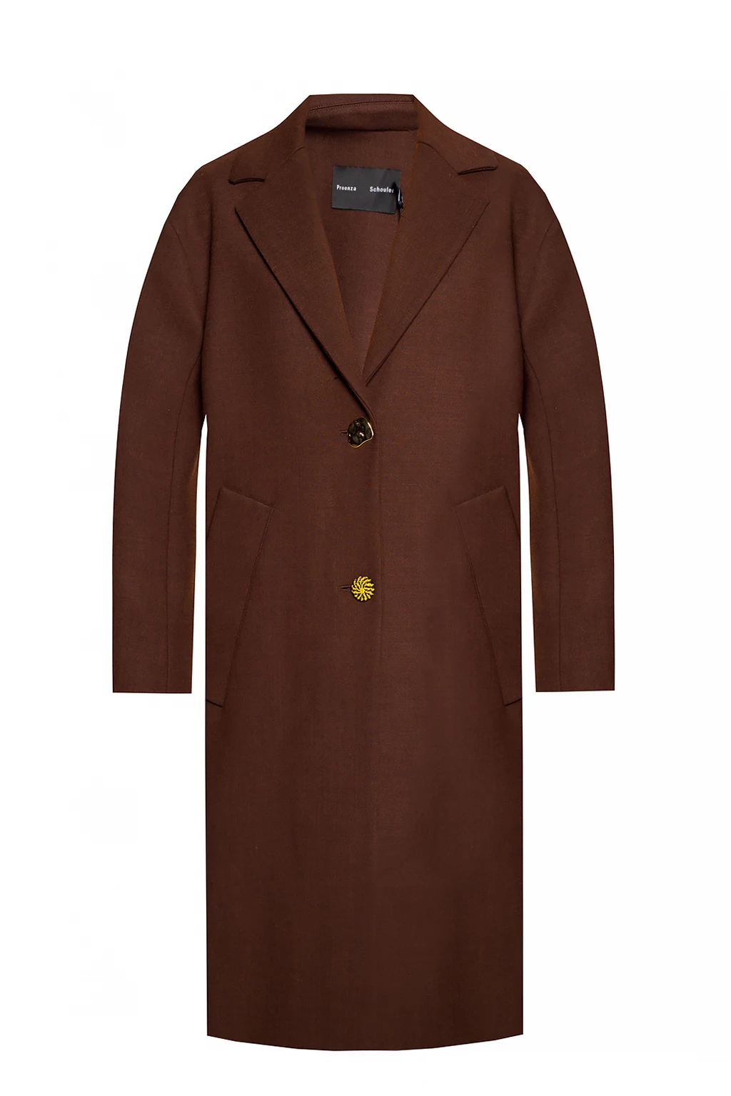 Płaszcz z otwartymi klapami