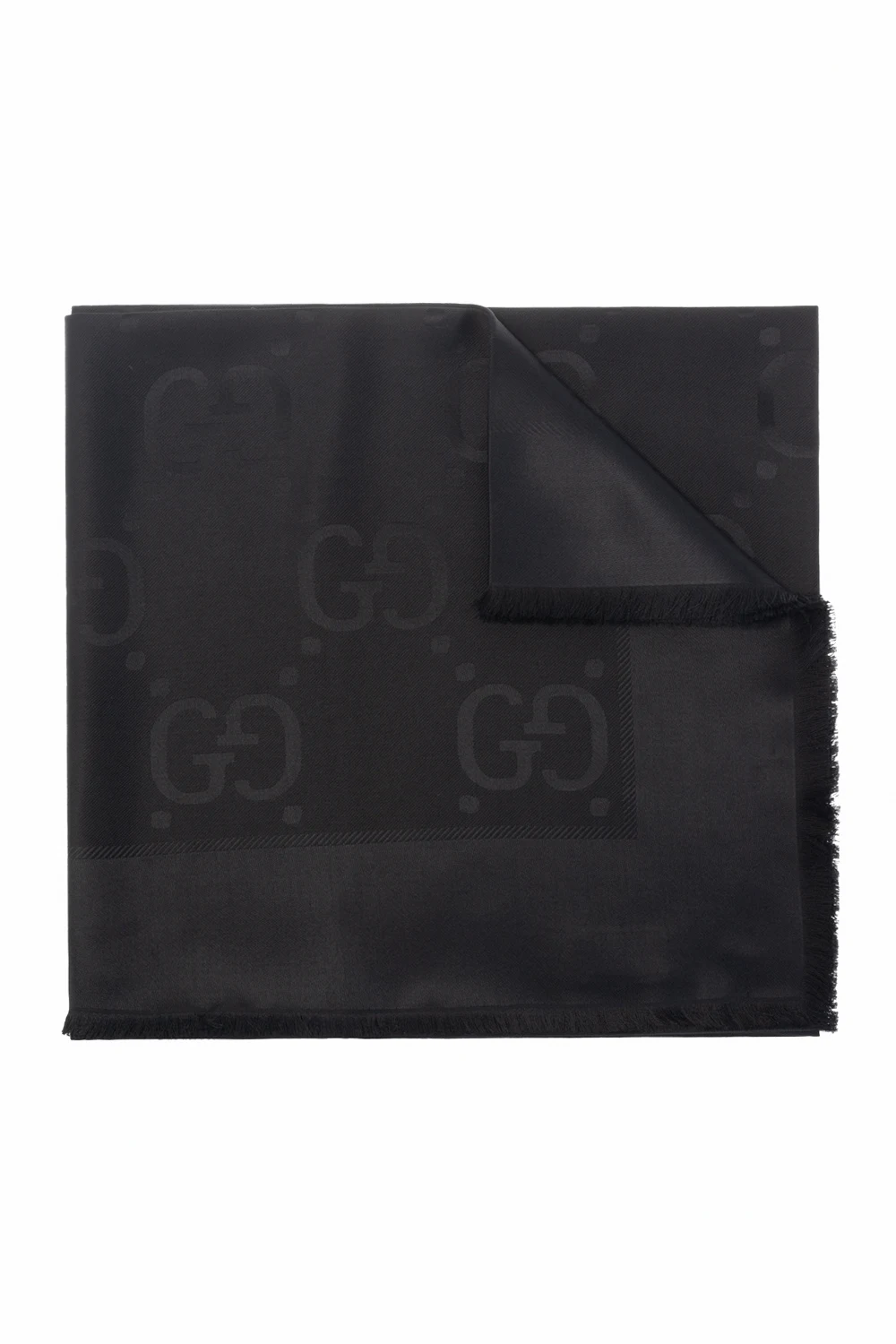 BLACK Shawl with logo