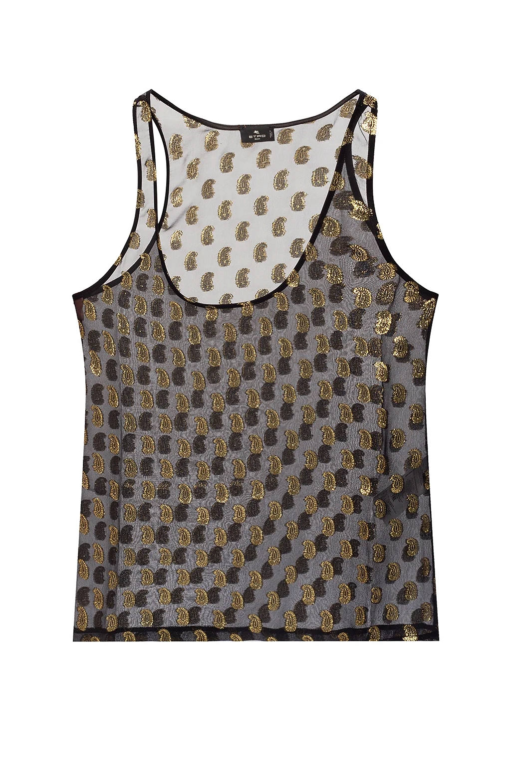 Jedwabny top na ramiączkach