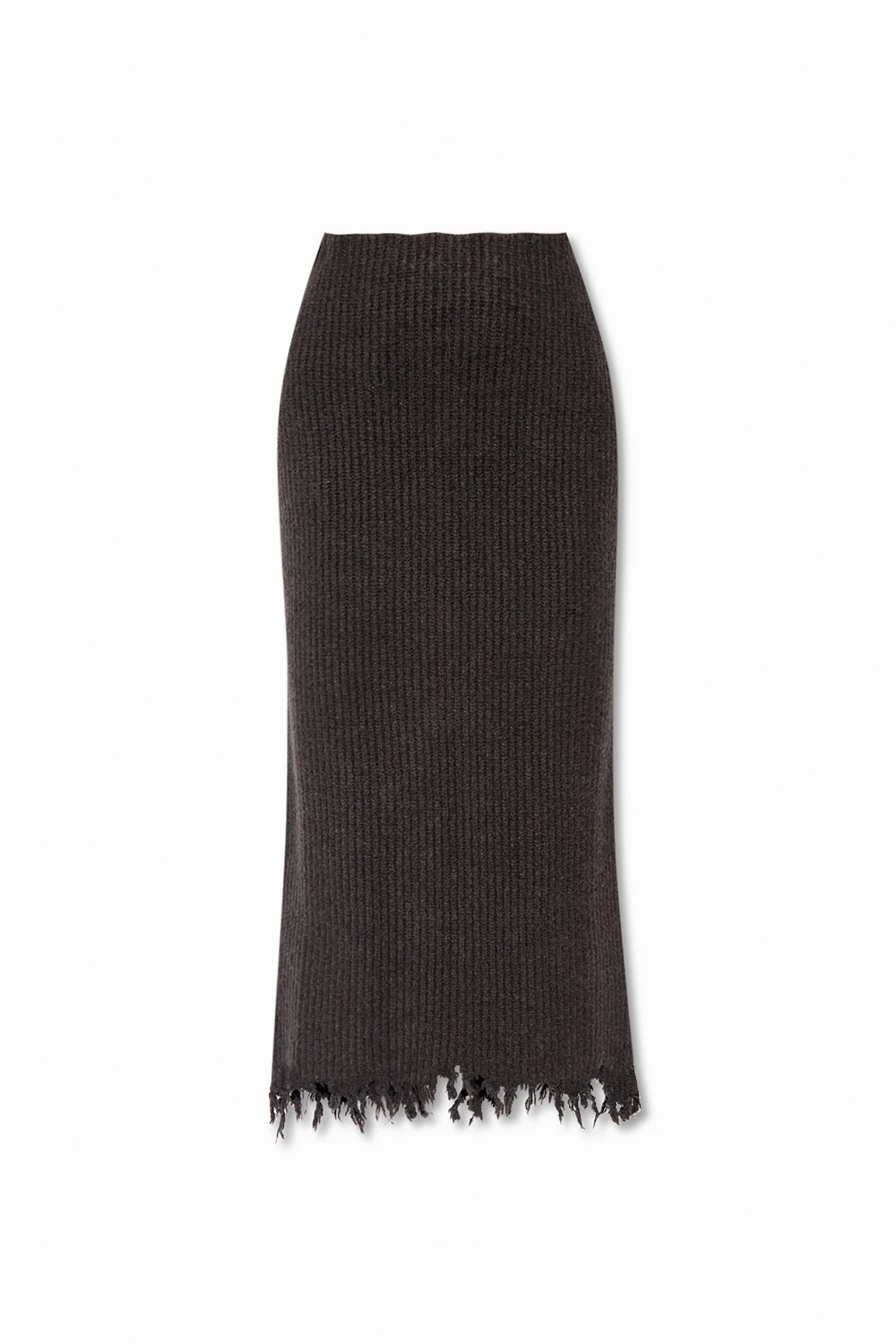 Skirt with raw trim
