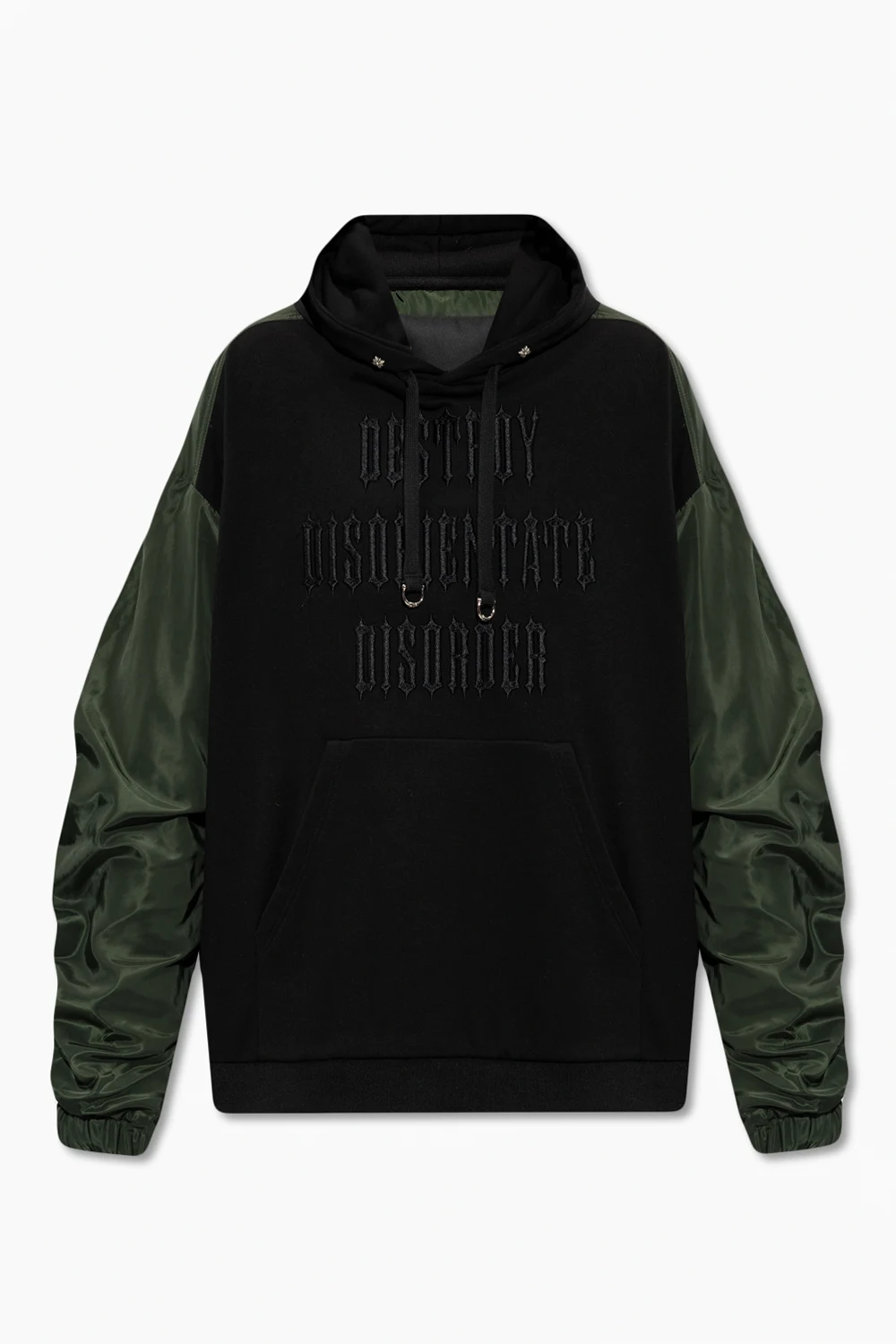 Panelled hoodie