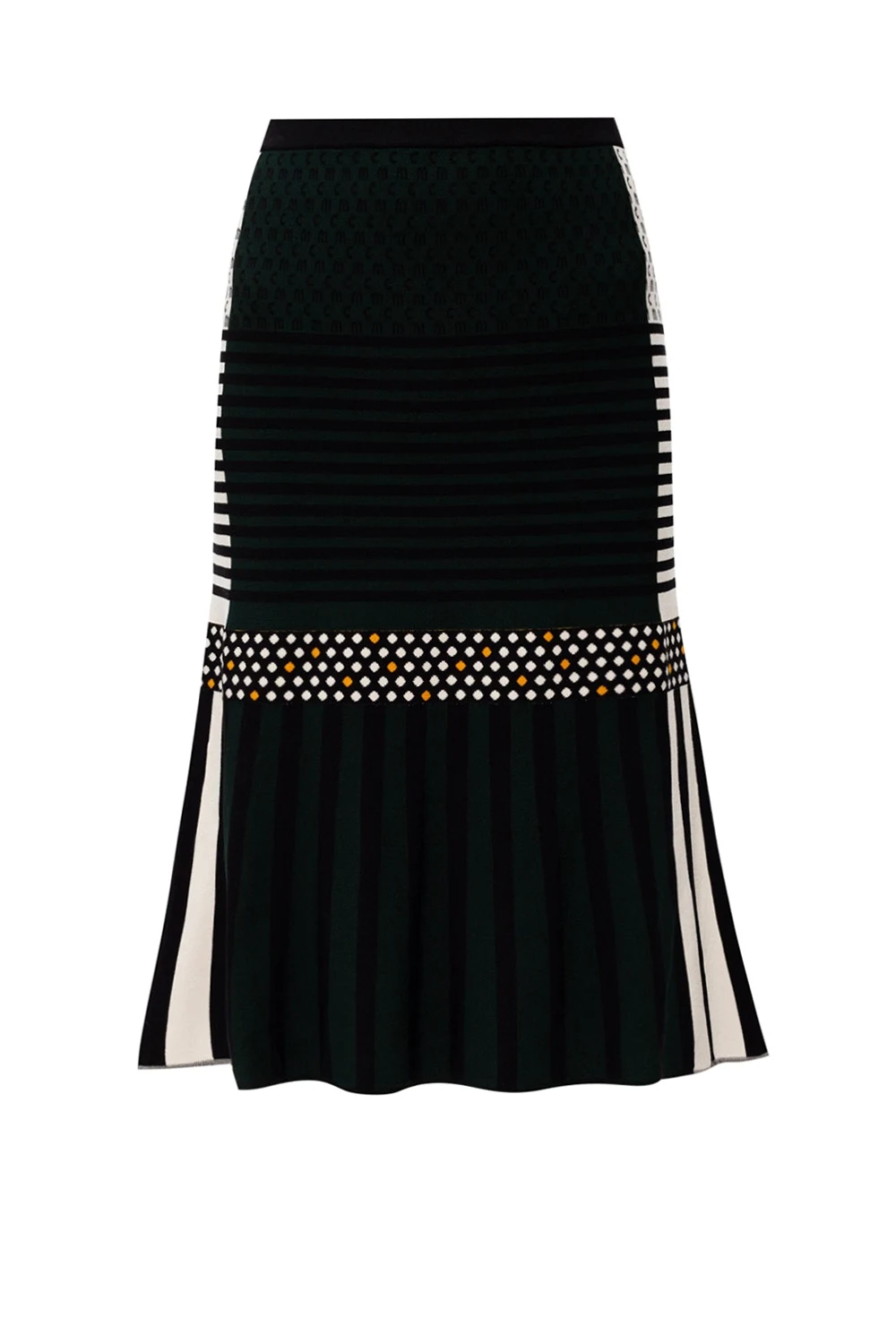 Spódnica z wyszytym wzorem z logo