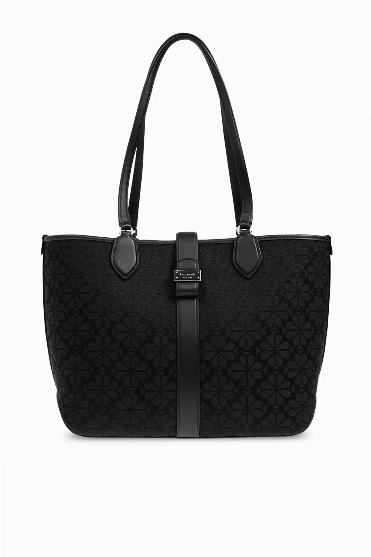 BLACK Bag Spade Flower type shopper