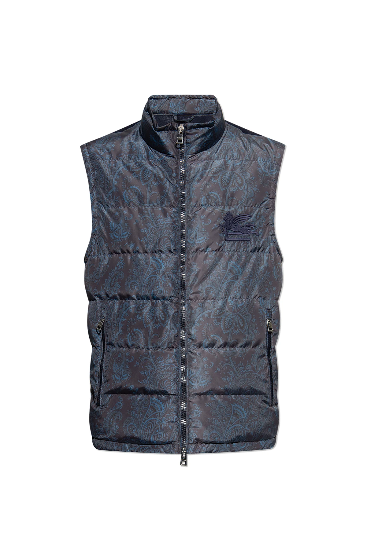 Vest with down front