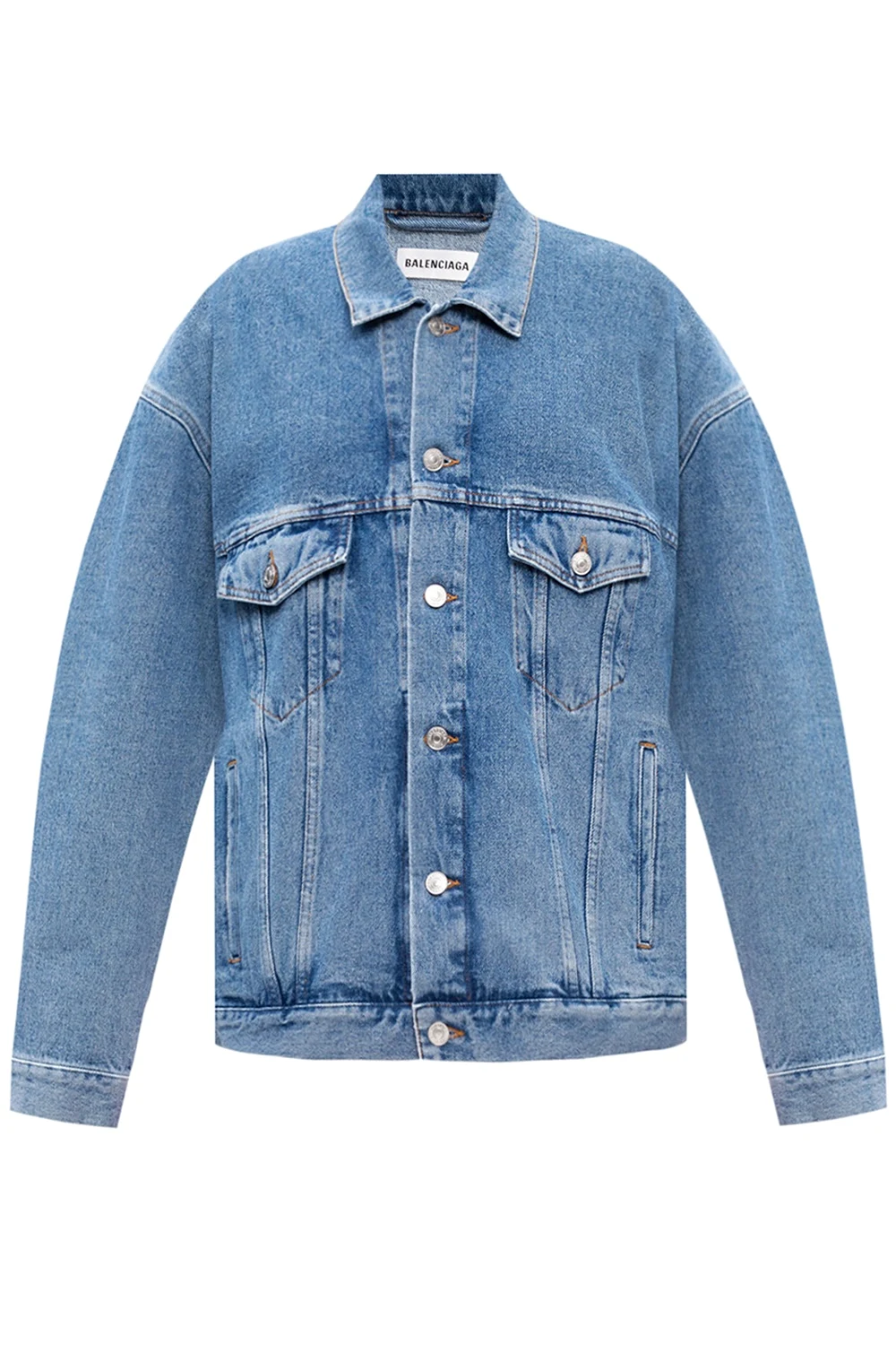 Washed-out denim jacket
