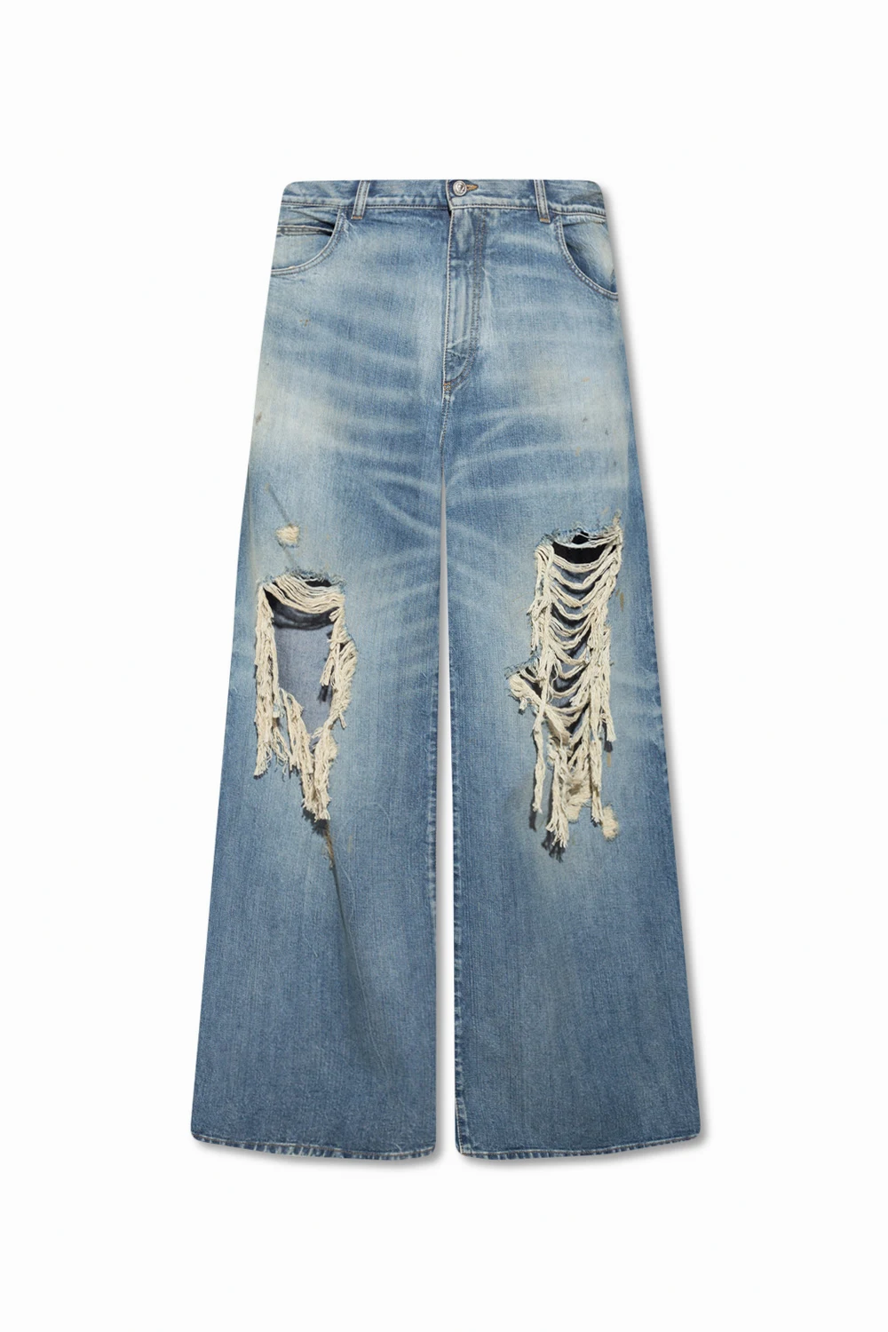 Jeansy z rozszerzanymi nogawkami